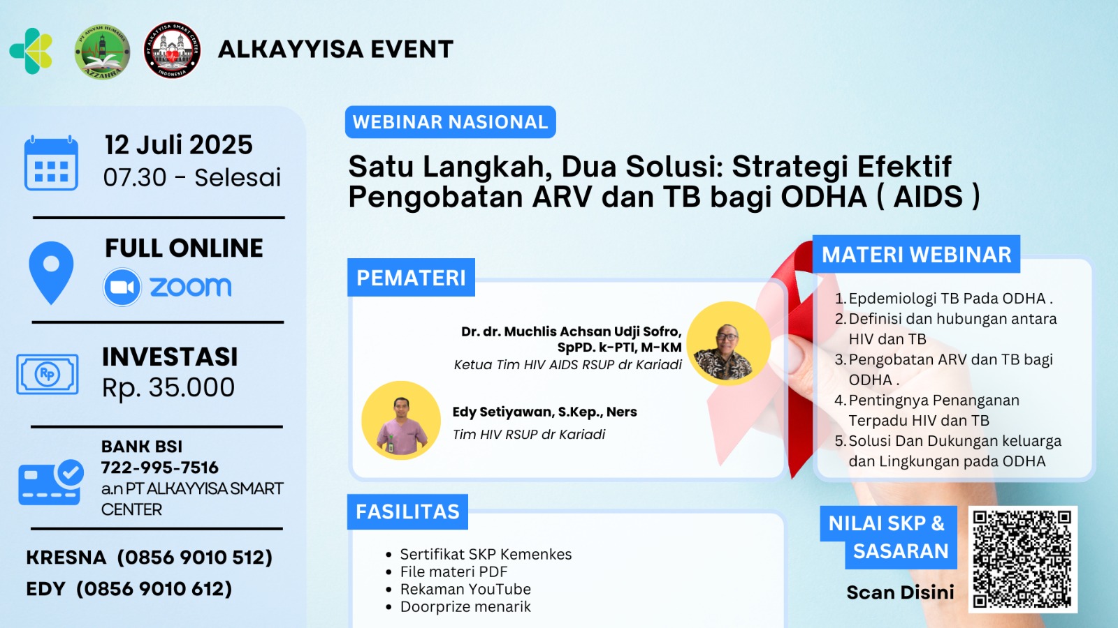 Strategi Efektif Pengobatan ARV dan TB Bagi ODHA (AIDS) Angkatan 1