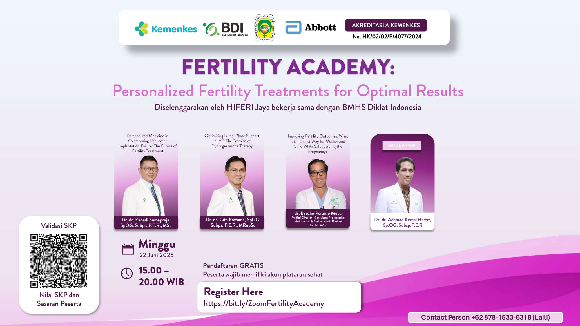 FERTILITY ACADEMY Personalized fertility treatments for optimal results Angkatan 1