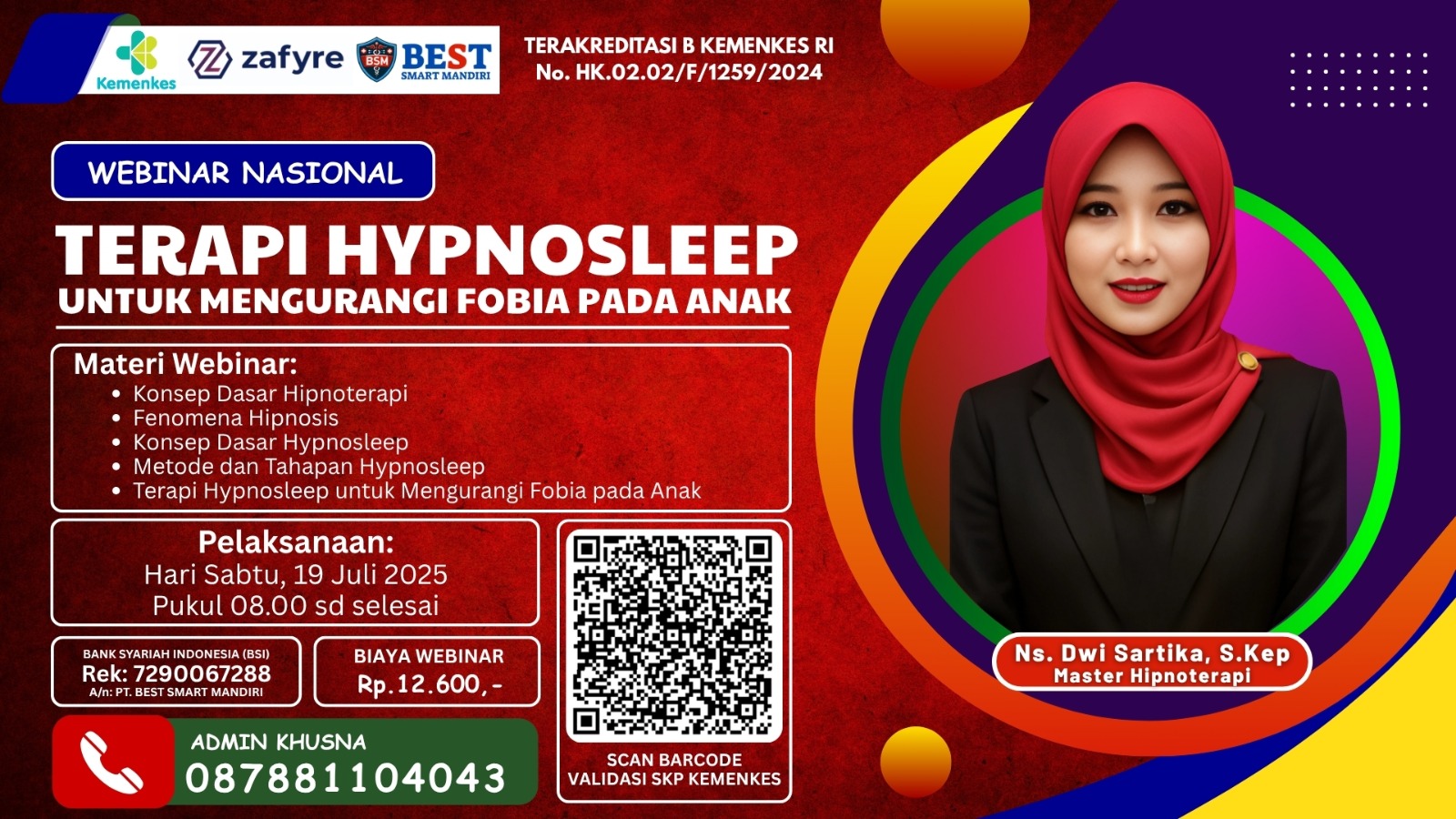 TERAPI HYPNOSLEEP UNTUK MENGURANGI FOBIA PADA ANAK Angkatan 5