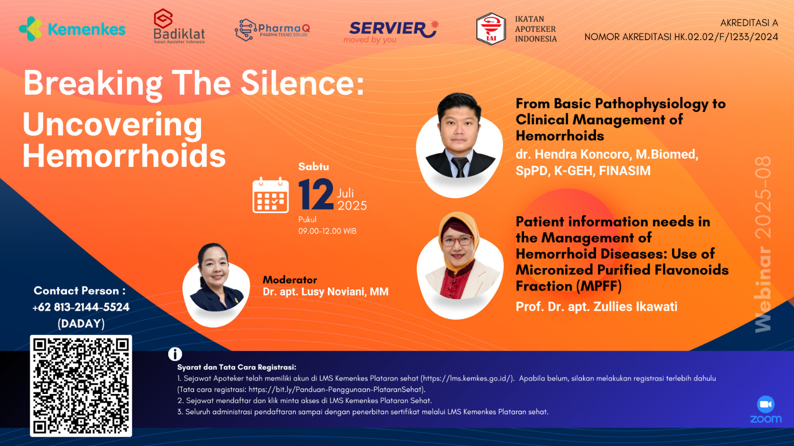Webinar Breaking the Silence: Uncovering Hemorrhoids Angkatan 1