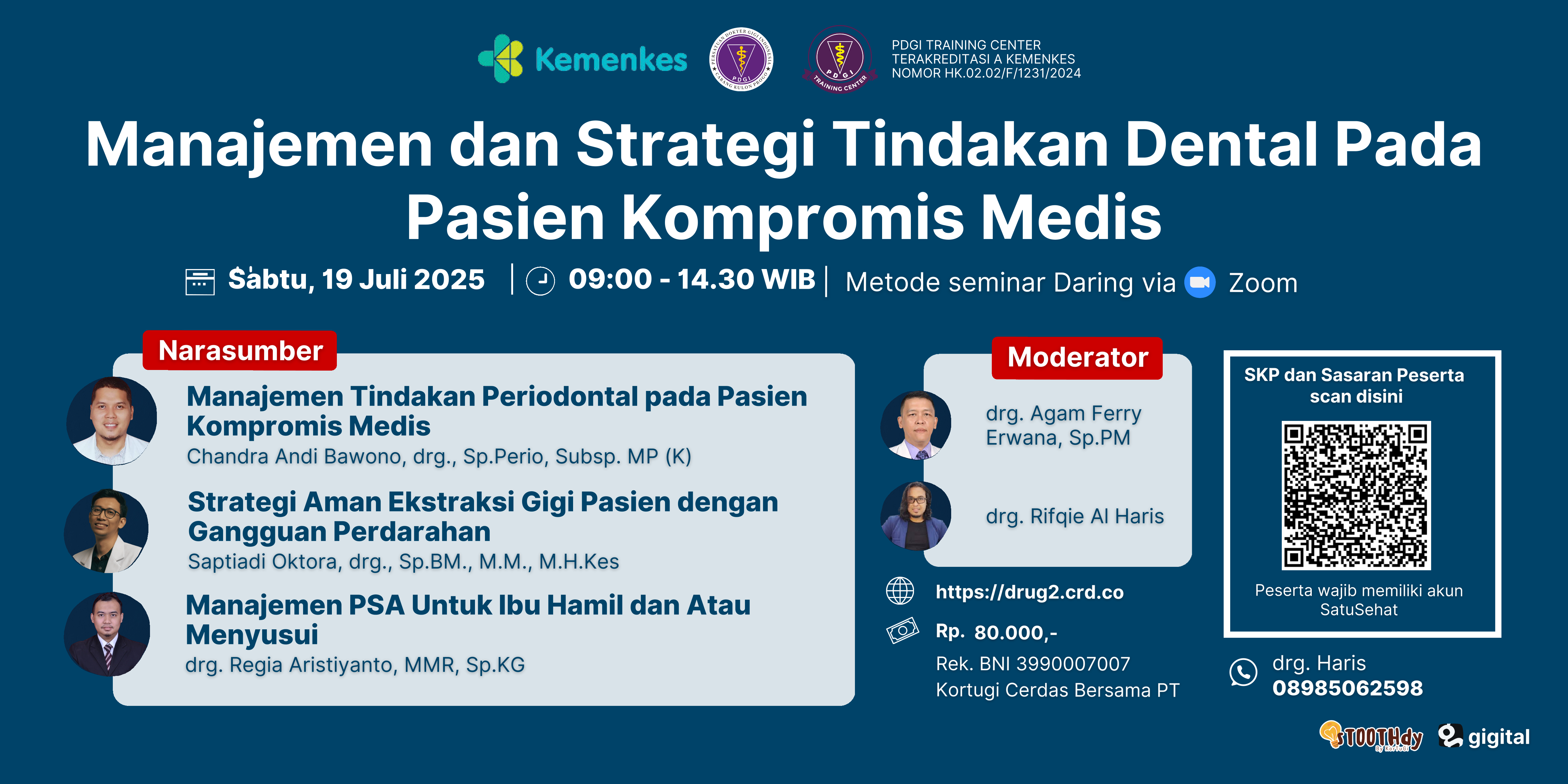 Manajemen Dan Strategi Tindakan Dental Pada Pasien Kompromis Medis Angkatan 1