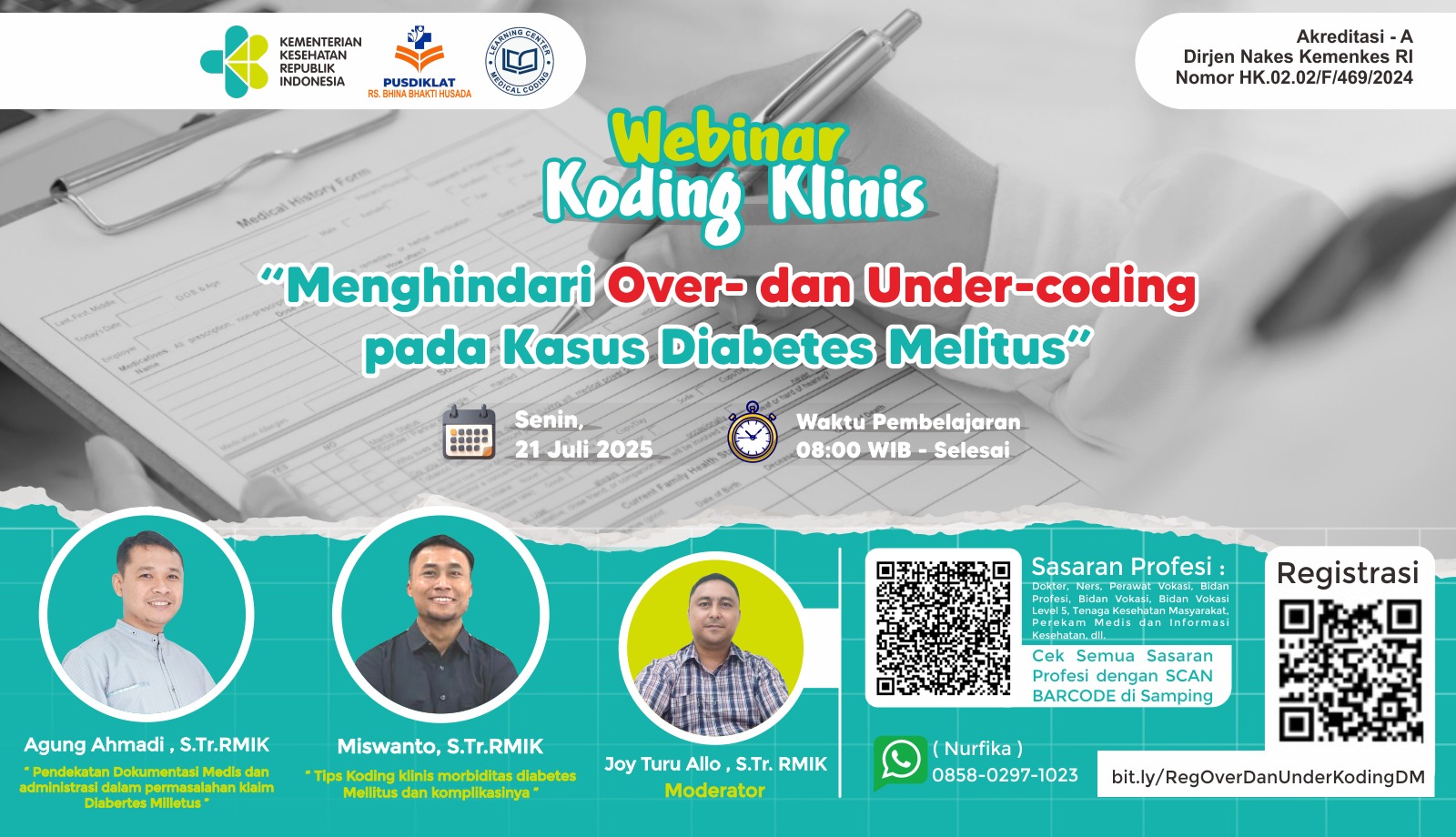 “Menghindari Over- dan Under-coding pada Kasus Diabetes Melitus”  Angkatan 1