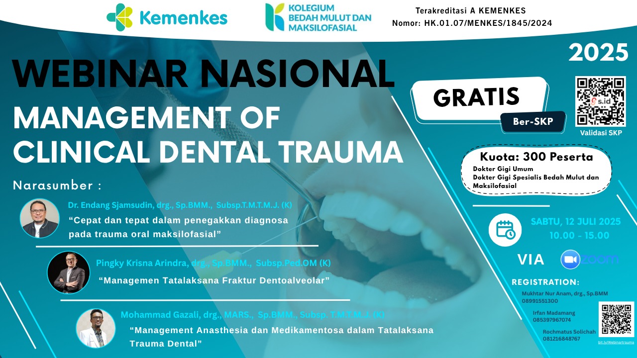 Management Of Clinical Dental Trauma Angkatan 1