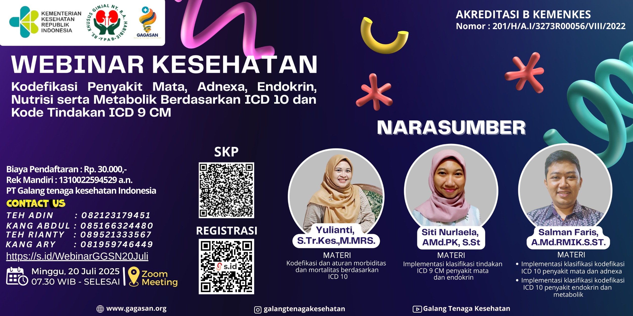 Kodefikasi Penyakit Mata, Adnexa, Endokrin, Nutrisi serta Metabolik Berdasarkan ICD 10 dan Kode Tindakan ICD 9 CM Angkatan 1