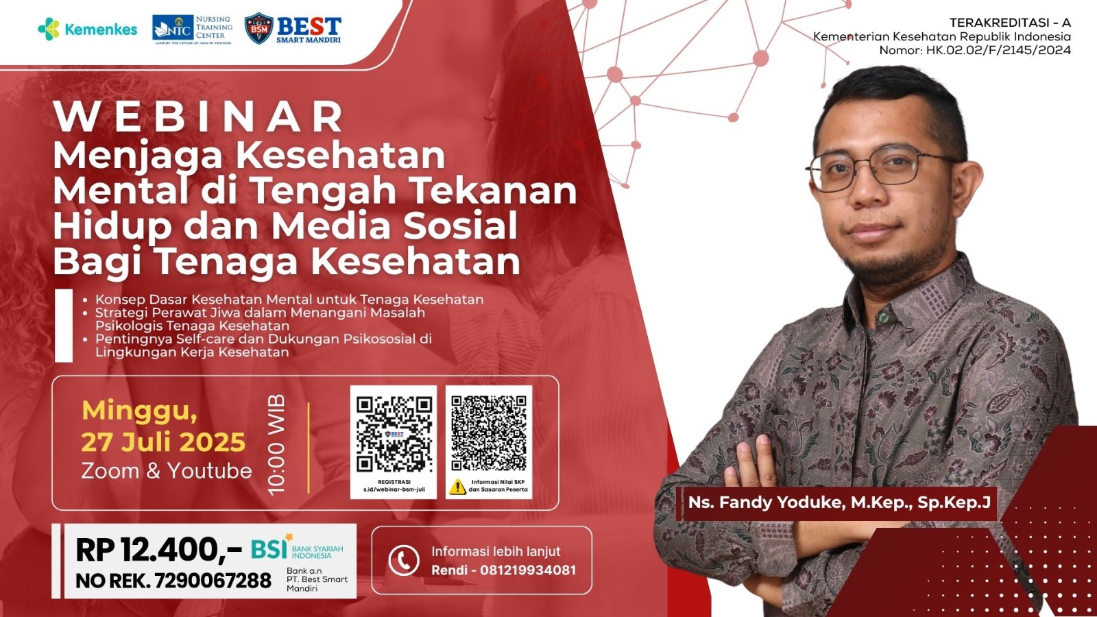 Menjaga Kesehatan Mental di Tengah Tekanan Hidup dan Media Sosial Bagi Tenaga Kesehatan Angkatan 1