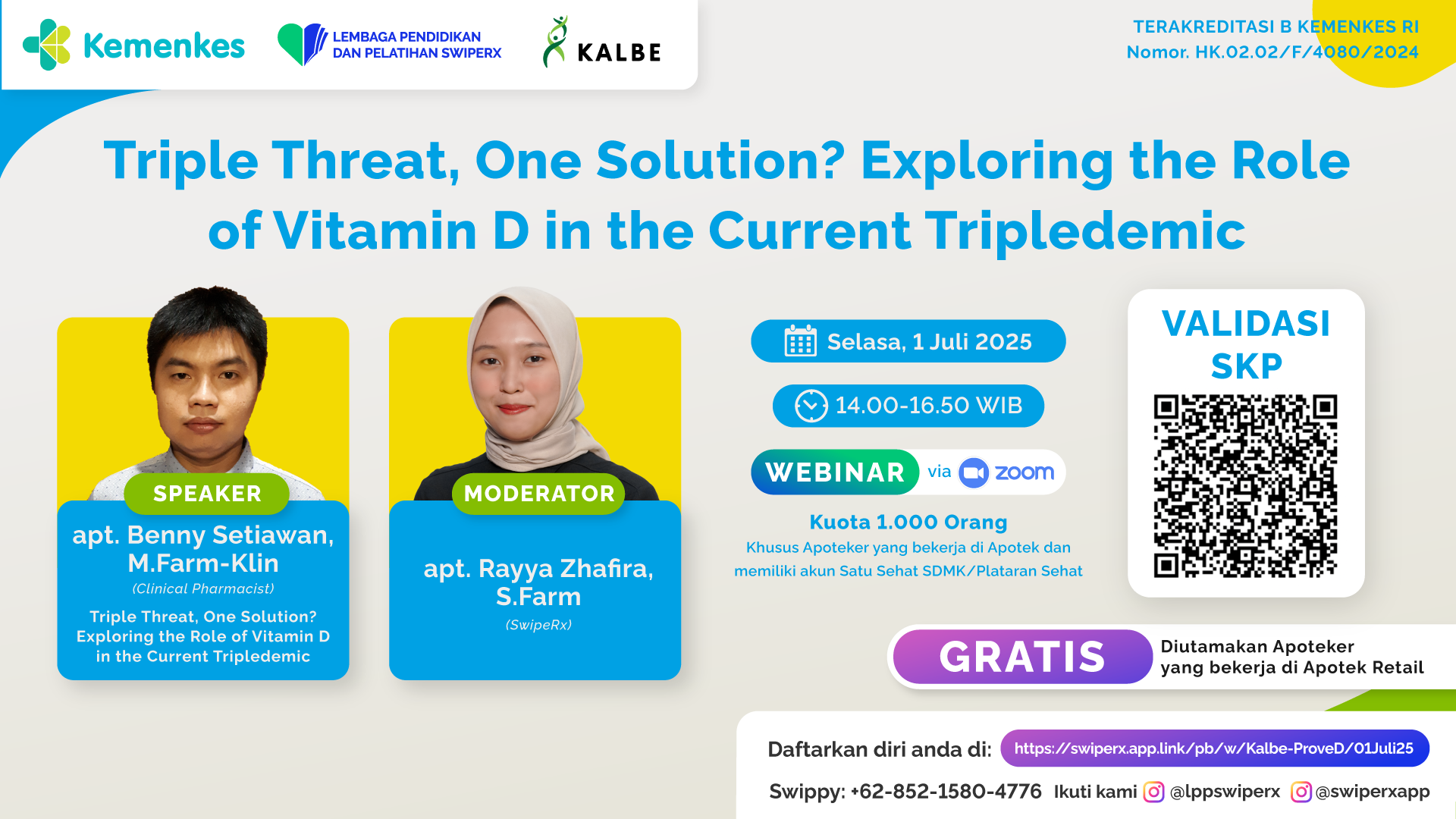  Triple Threat, One Solution? Exploring the Role of Vitamin D in the Current Tripledemic Angkatan 1
