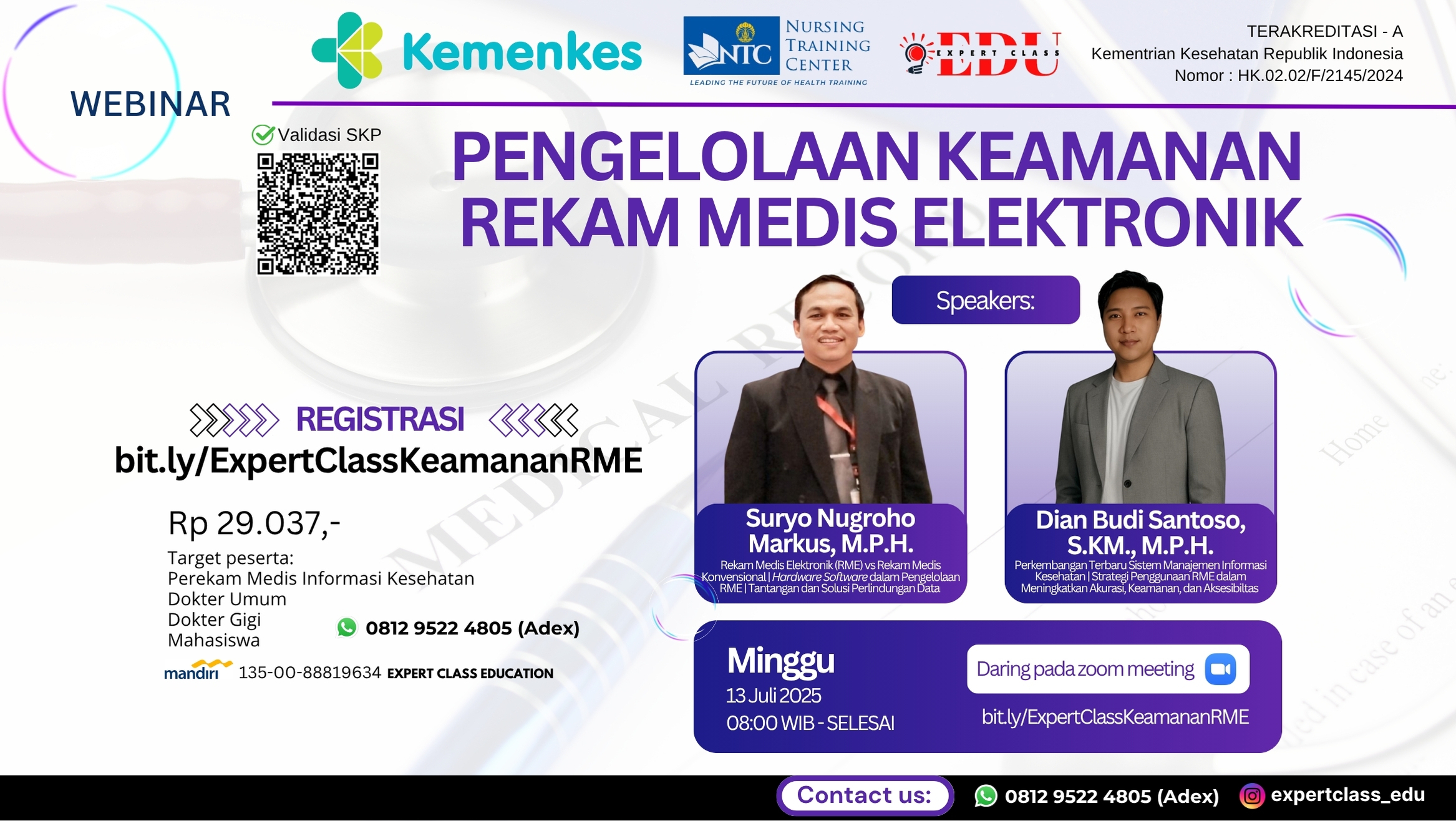 Pengelolaan Keamanan Rekam Medis Elektronik Angkatan 1