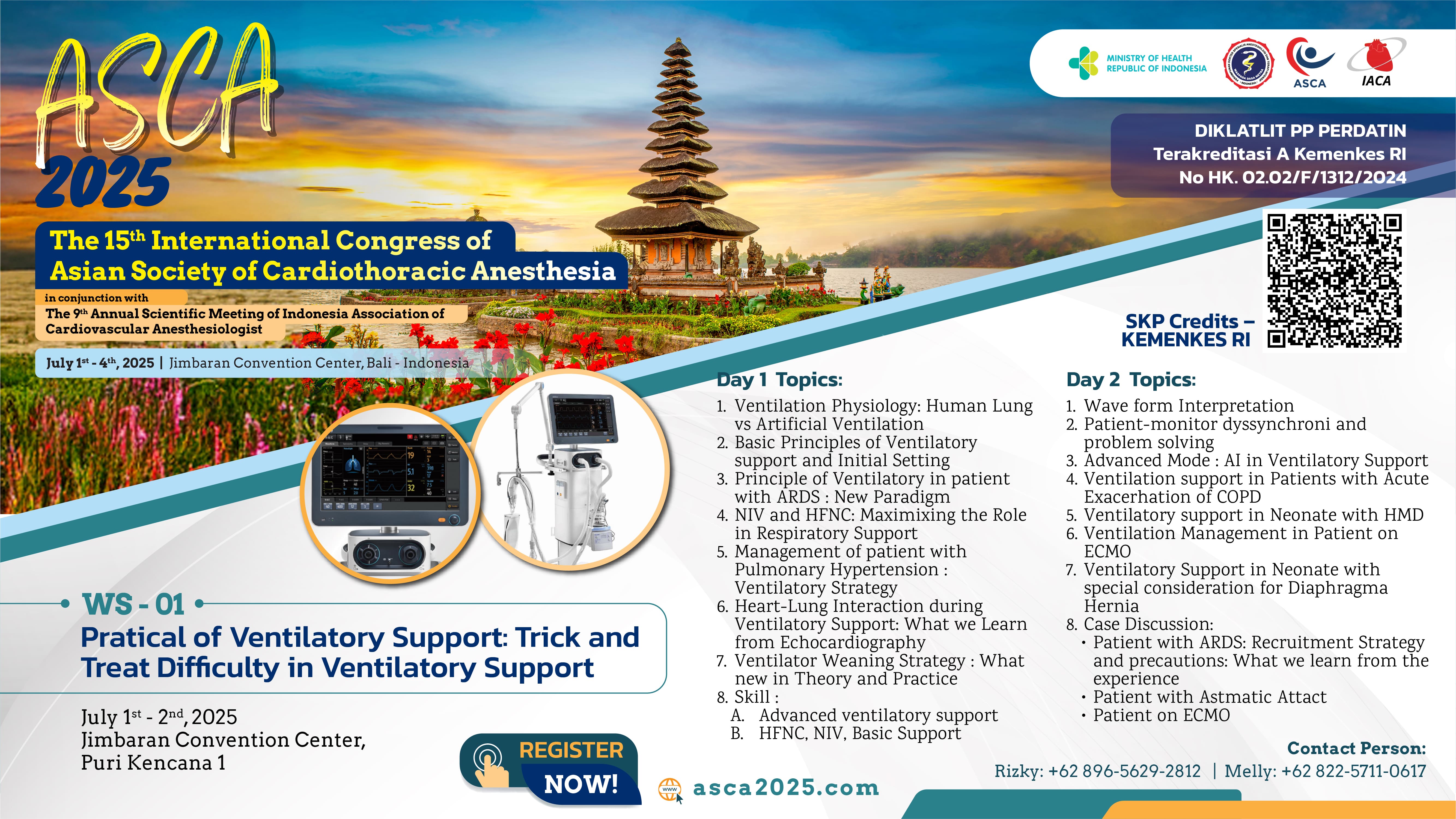 Practical of Ventilatory Support: Trick and Treat Difficulty in Ventilatory Support Angkatan 1