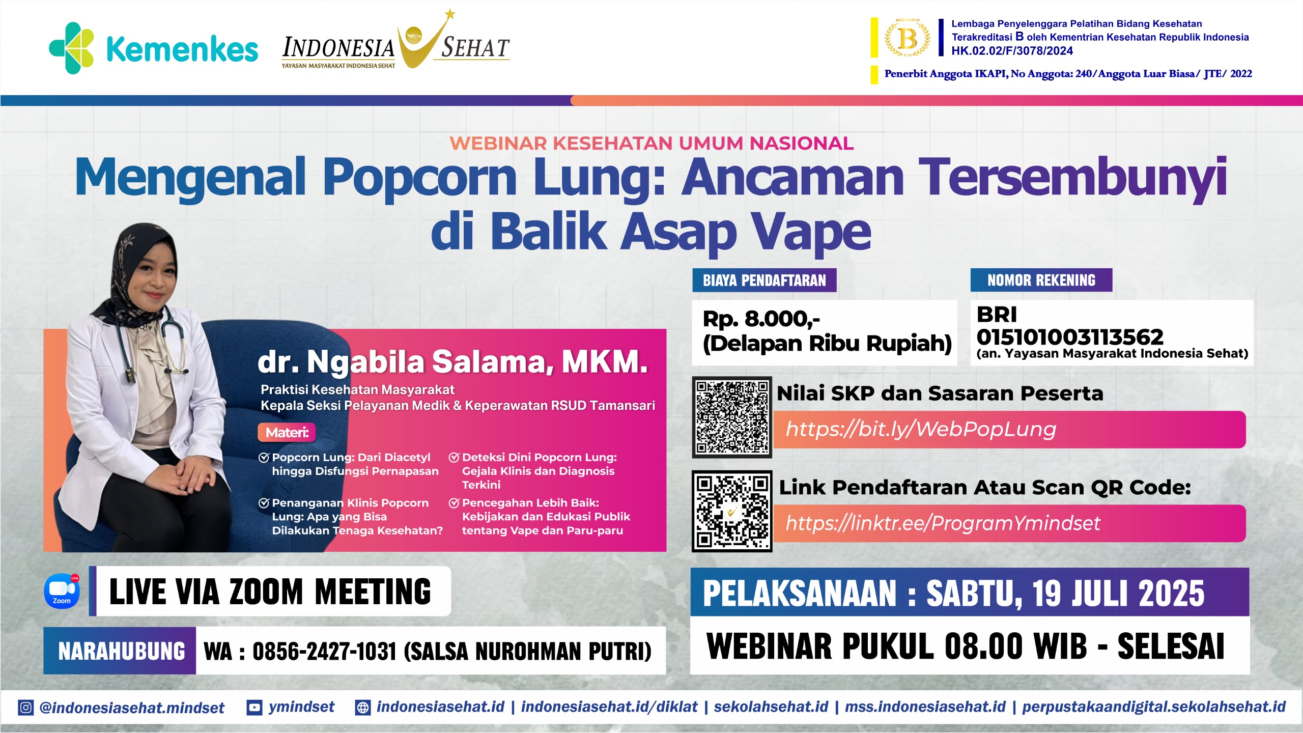 Mengenal Popcorn Lung: Ancaman Tersembunyi di Balik Asap Vape Angkatan 1