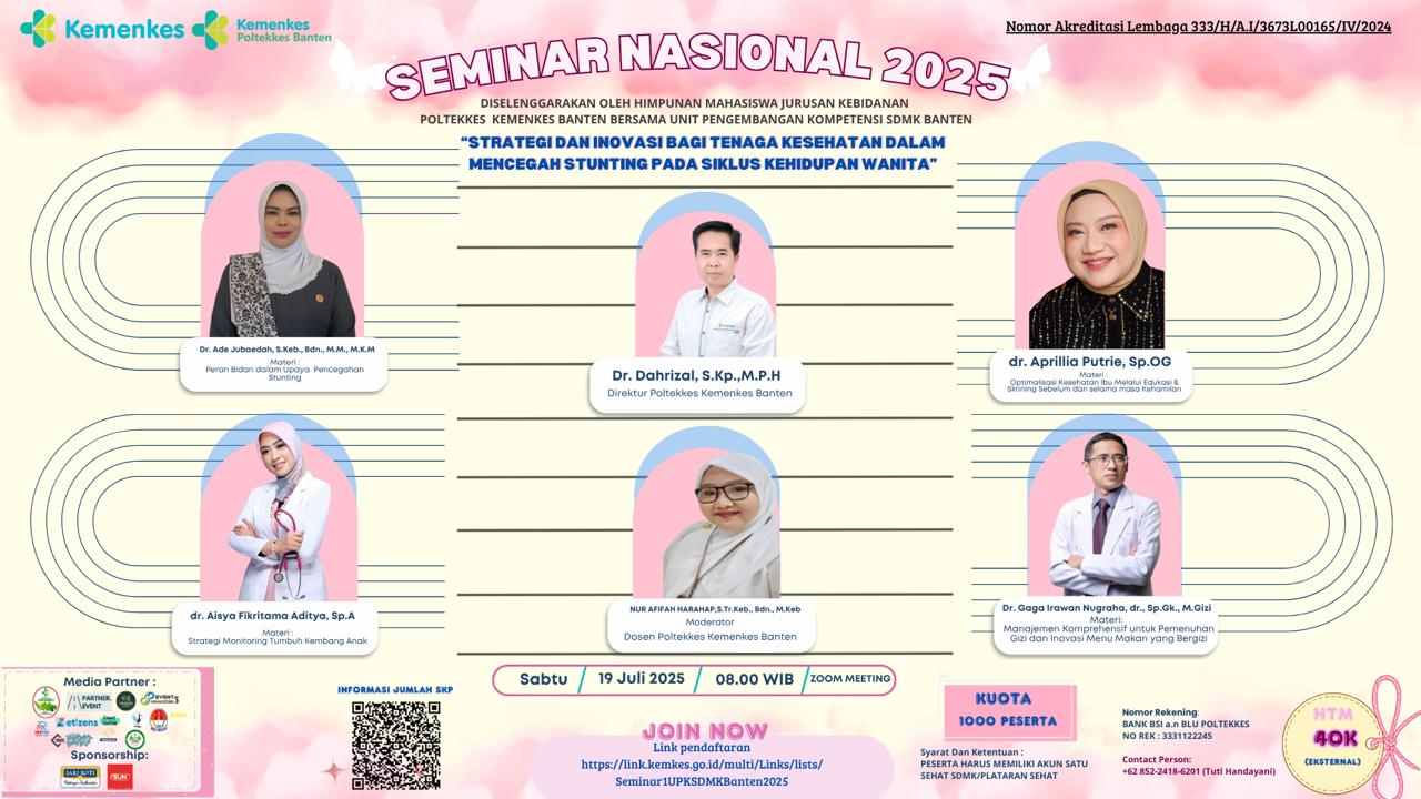 KESEHATAN NASIONAL STRATEGI DAN INOVASI BAGI TENAGA KESEHATAN DALAM MENCEGAH STUNTING PADA SIKLUS KEHIDUPAN WANITA Angkatan 1
