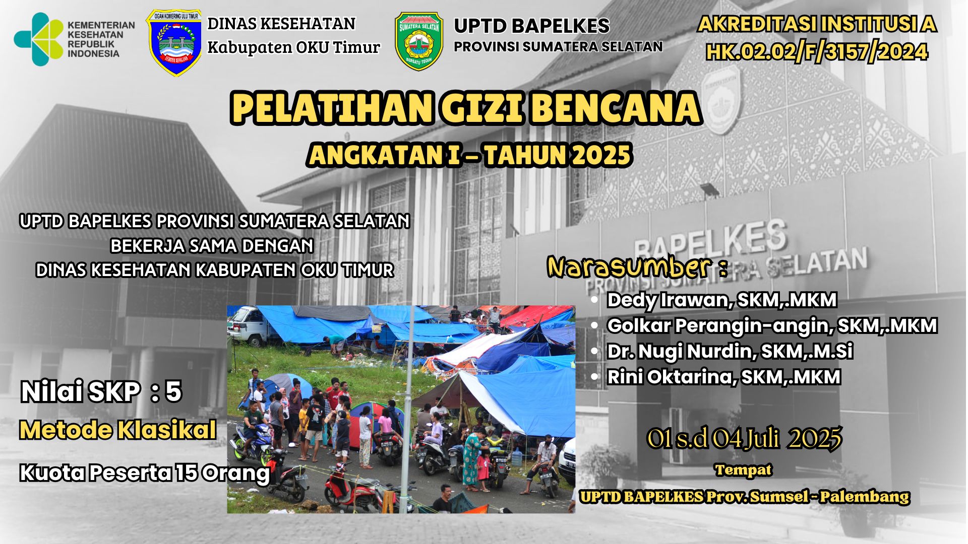 Pelatihan Gizi Bencana Angkatan 2