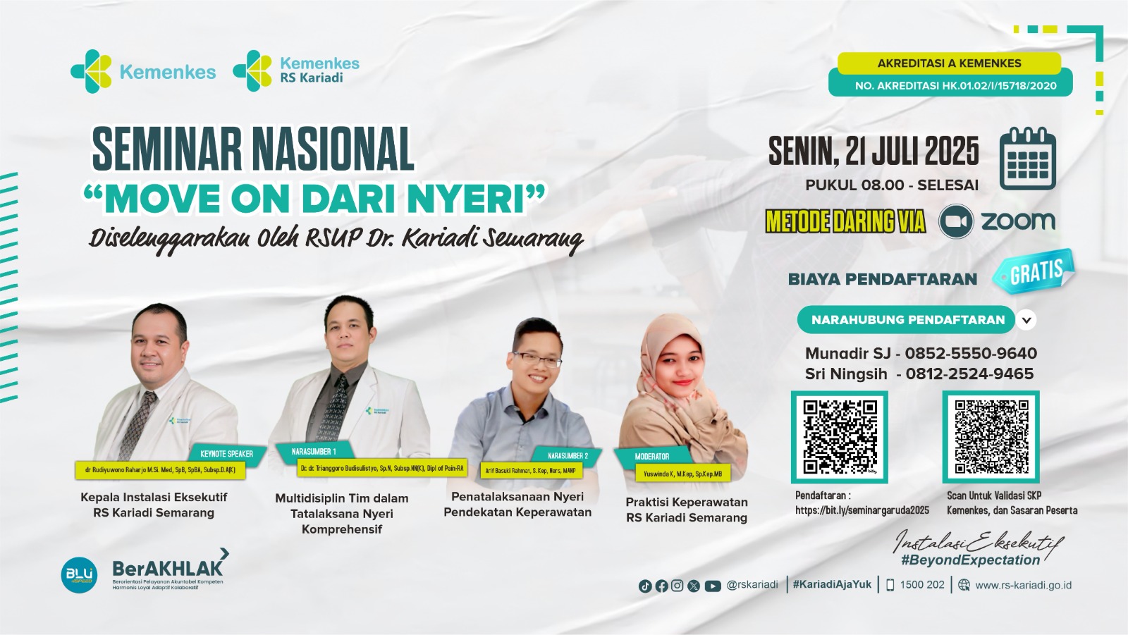 Seminar Nasional Move On Dari Nyeri Angkatan 1