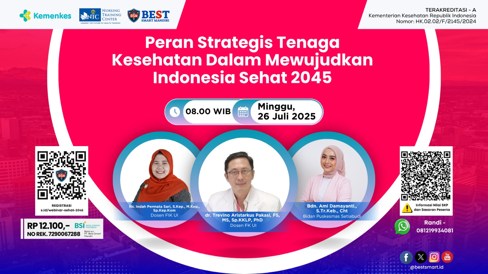 Peran Strategis Tenaga Kesehatan Dalam  Mewujudkan Indonesia Sehat 2045 Angkatan 1