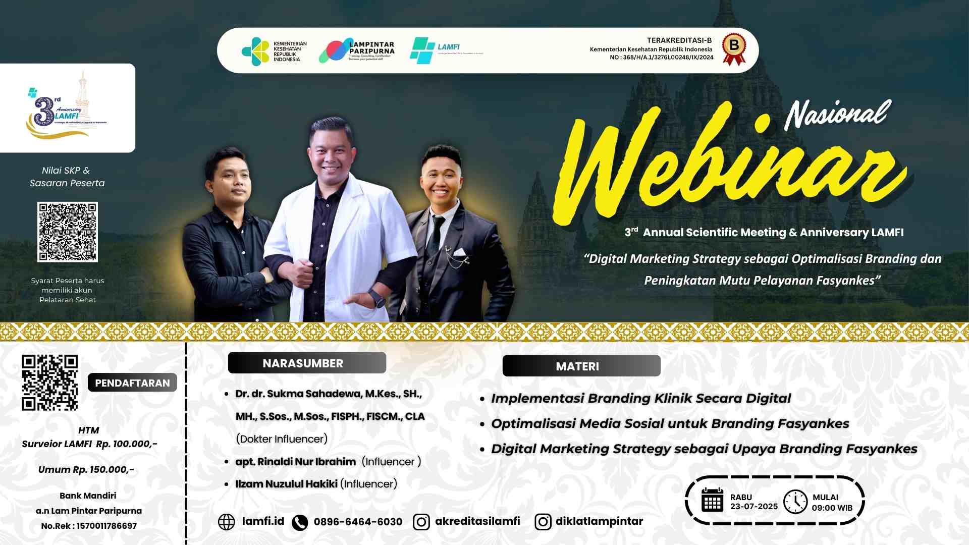 Digital Marketing Strategy sebagai Optimalisasi Branding dan Peningkatan Mutu Pelayanan Fasyankes Angkatan 1