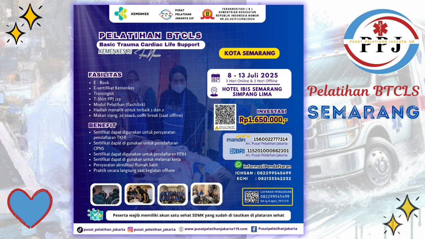 Pelatihan Basic Trauma Cardiac Life Support (BTCLS) Angkatan 21