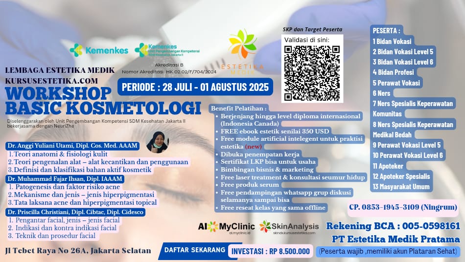 Workshop Basic Kosmetologi Angkatan 1
