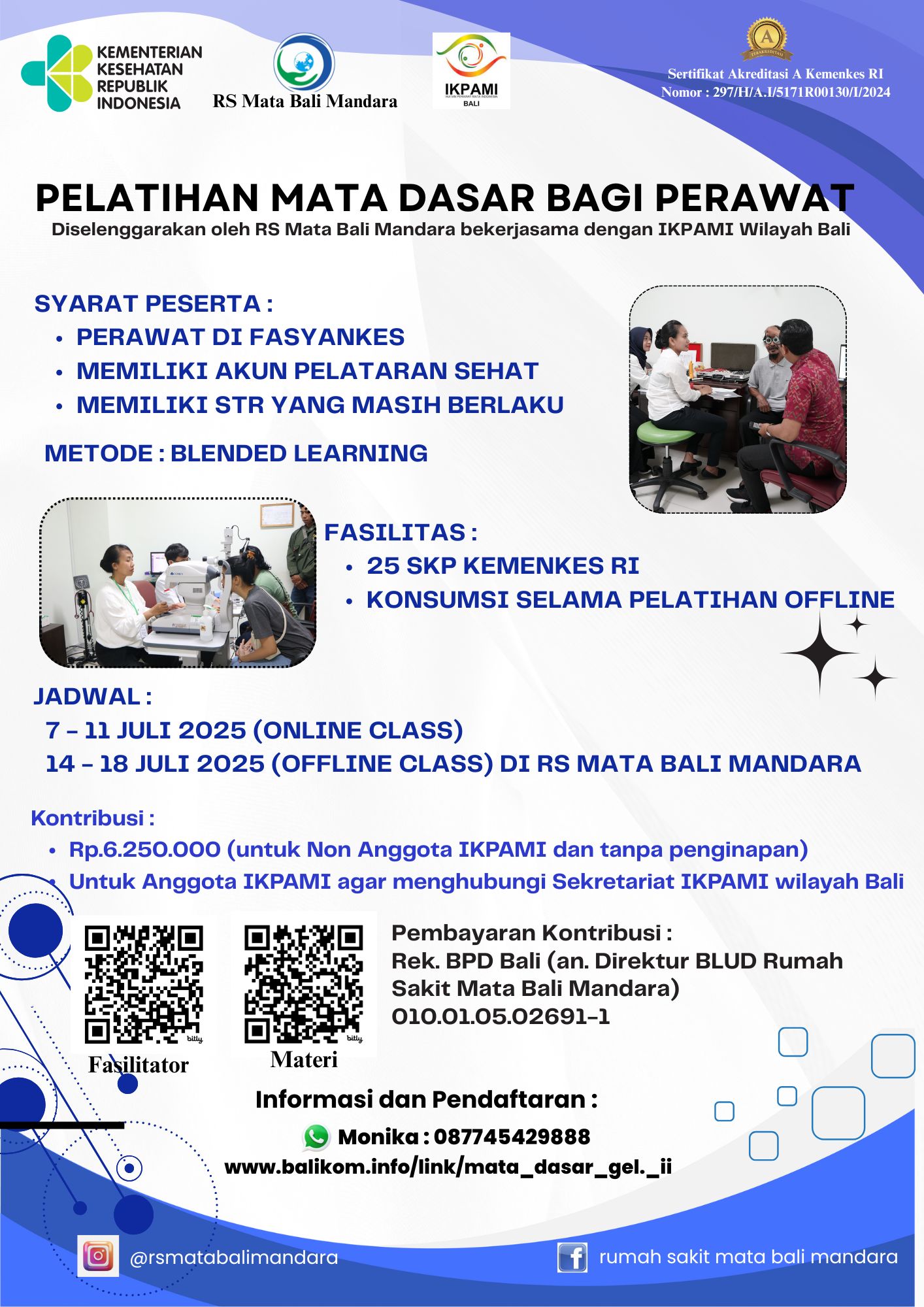 Pelatihan Mata Dasar bagi Perawat Angkatan 2