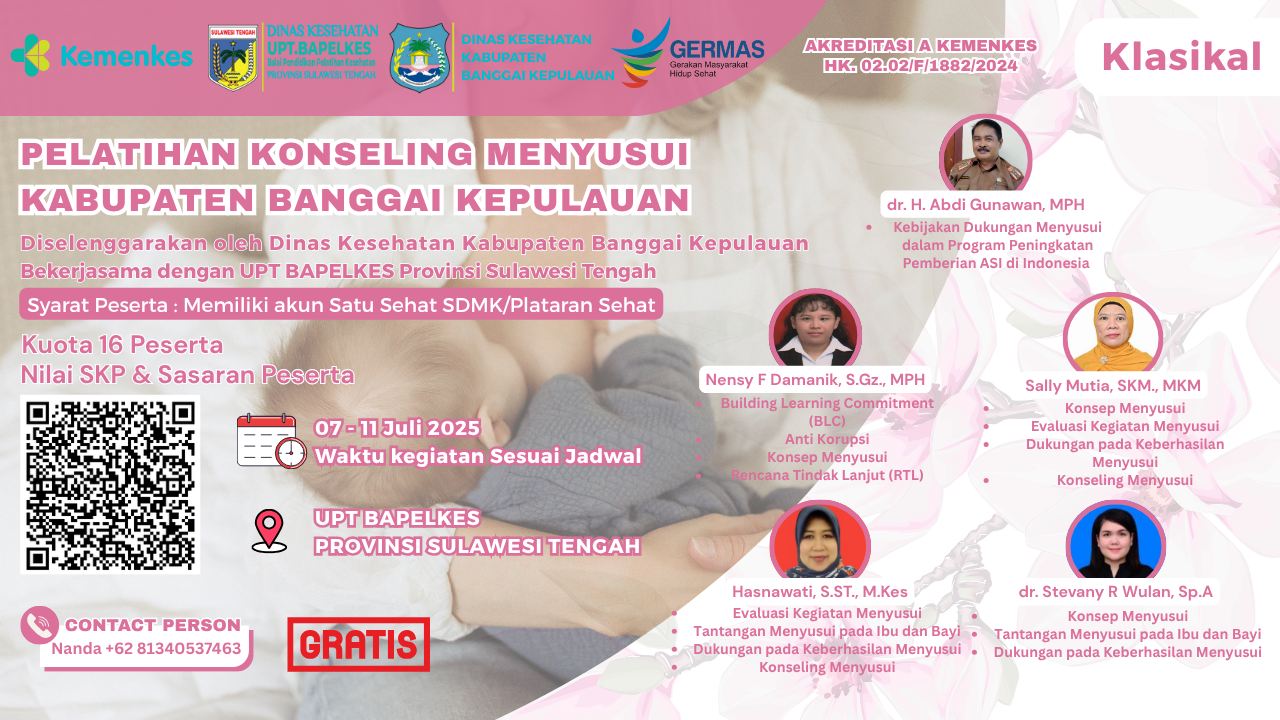 Pelatihan Konseling Menyusui Angkatan 1