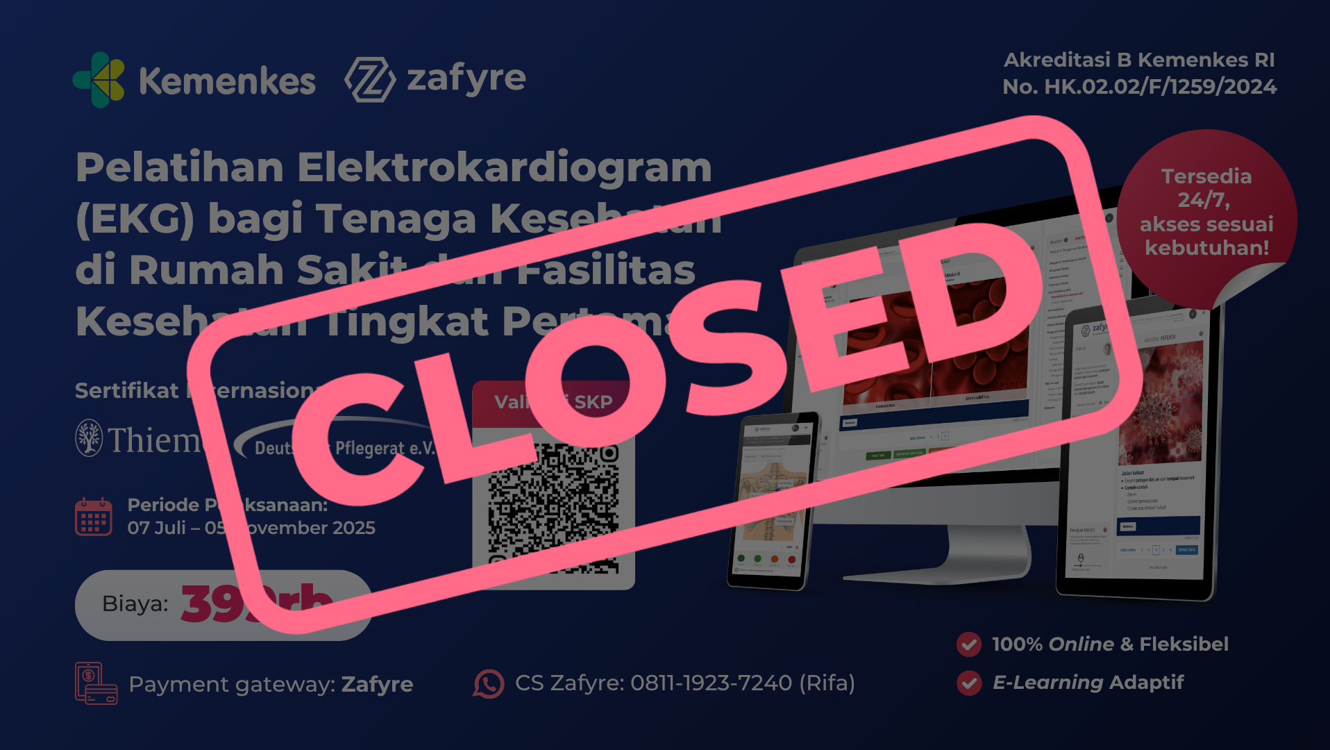 Pelatihan Elektrokardiogram (EKG) bagi Tenaga Kesehatan di Rumah Sakit dan Fasilitas Kesehatan Tingkat Pertama 2B