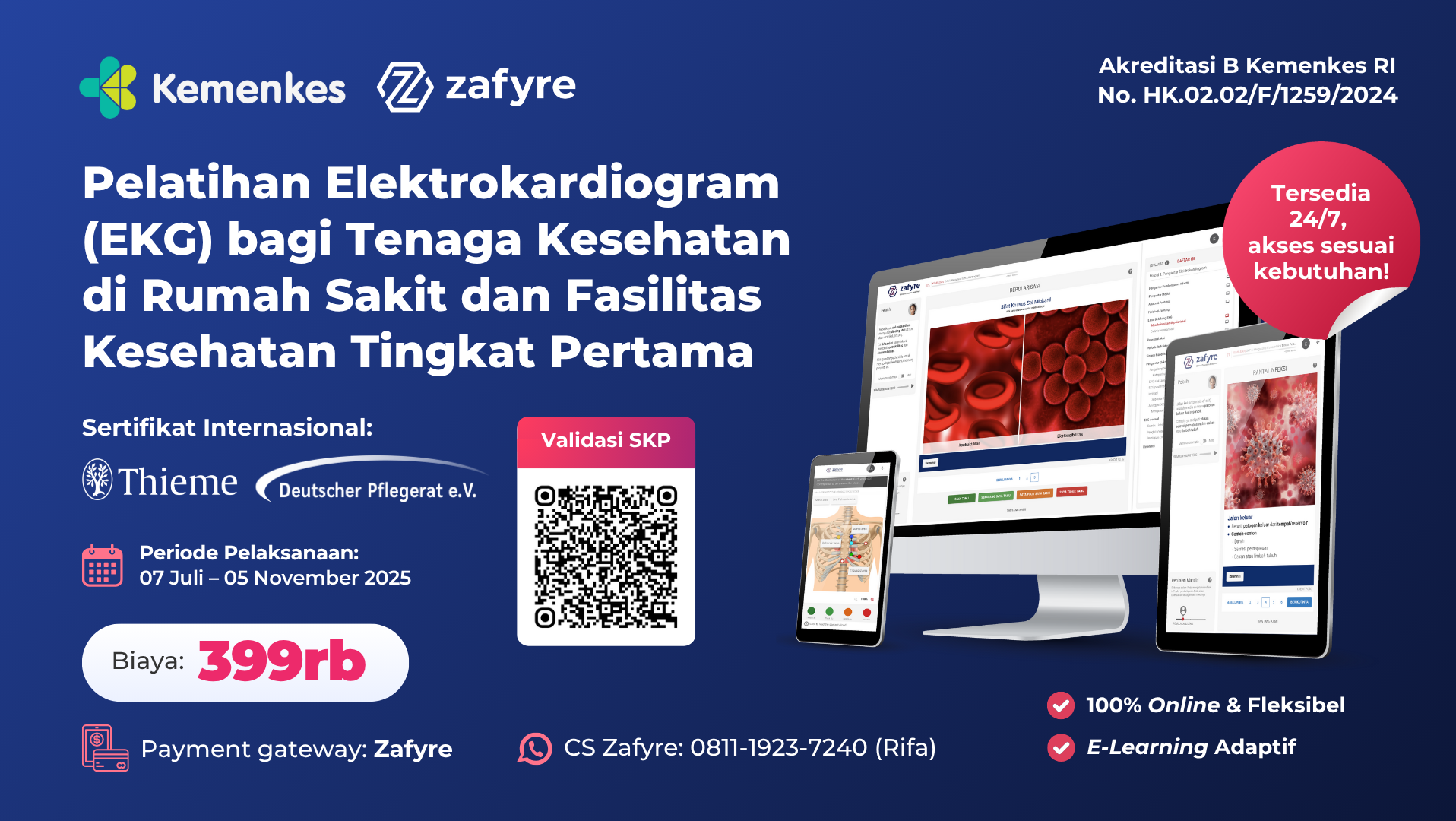 Pelatihan Elektrokardiogram (EKG) bagi Tenaga Kesehatan di Rumah Sakit dan Fasilitas Kesehatan Tingkat Pertama Angkatan 2