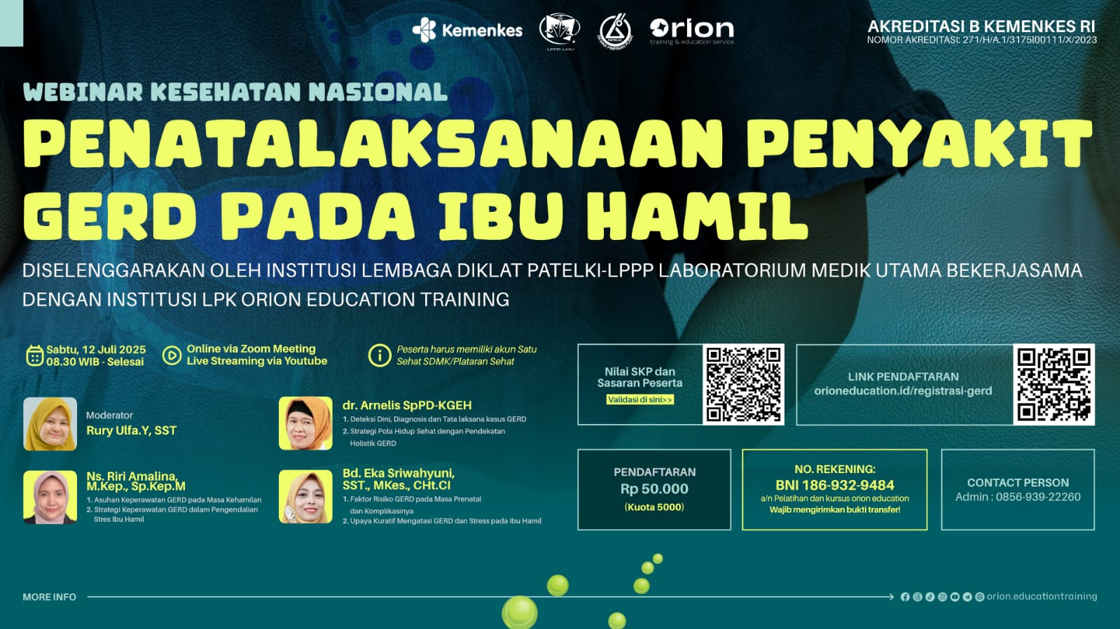 Penatalaksanaan Penyakit GERD pada Ibu Hamil Angkatan 1