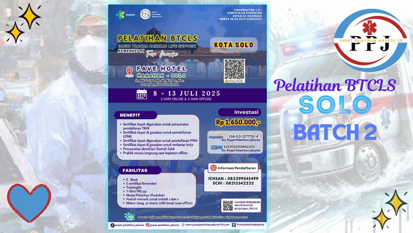 Pelatihan Basic Trauma Cardiac Life Support (BTCLS) Angkatan 10