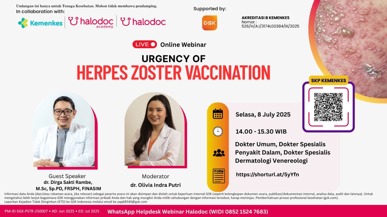 Urgency of Herpes Zoster Vaccination Angkatan 1