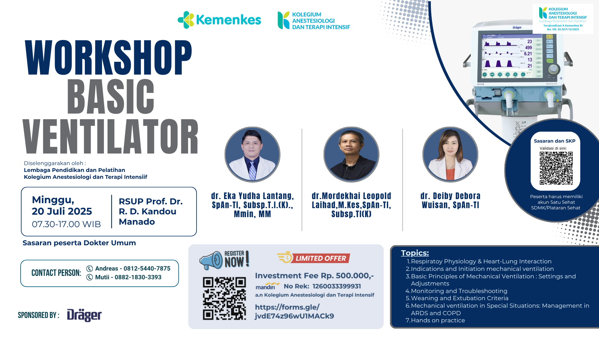WORKSHOP BASIC VENTILATOR Angkatan 2