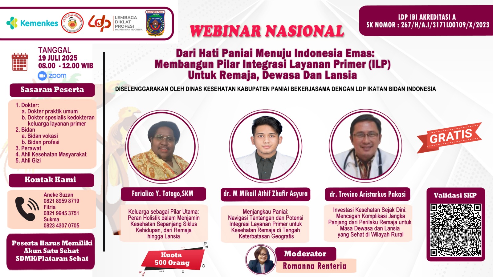 Dari Hati Paniai Menuju Indonesia Emas: Membangun Pilar Integrasi Layanan Primer untuk Remaja, Dewasa, dan Lansia Angkatan 1