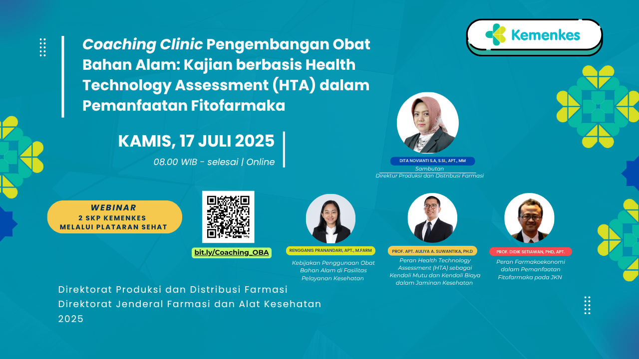 Coaching Clinic Pengembangan Industri dan Usaha Obat Bahan Alam Dalam Rangka Meningkatkan Daya Saing Angkatan 1