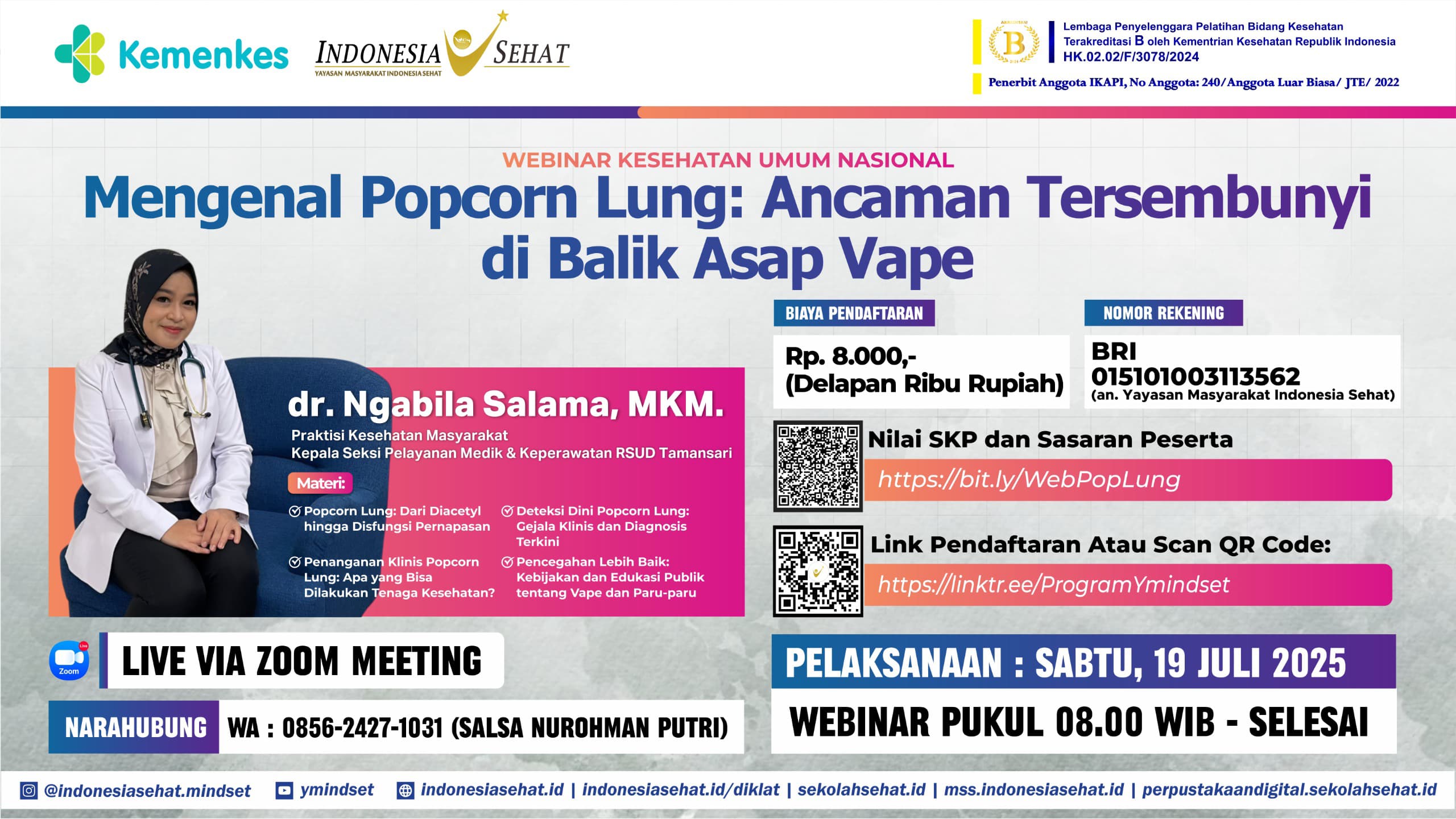 Mengenal Popcorn Lung: Ancaman Tersembunyi di Balik Asap Vape Angkatan 1