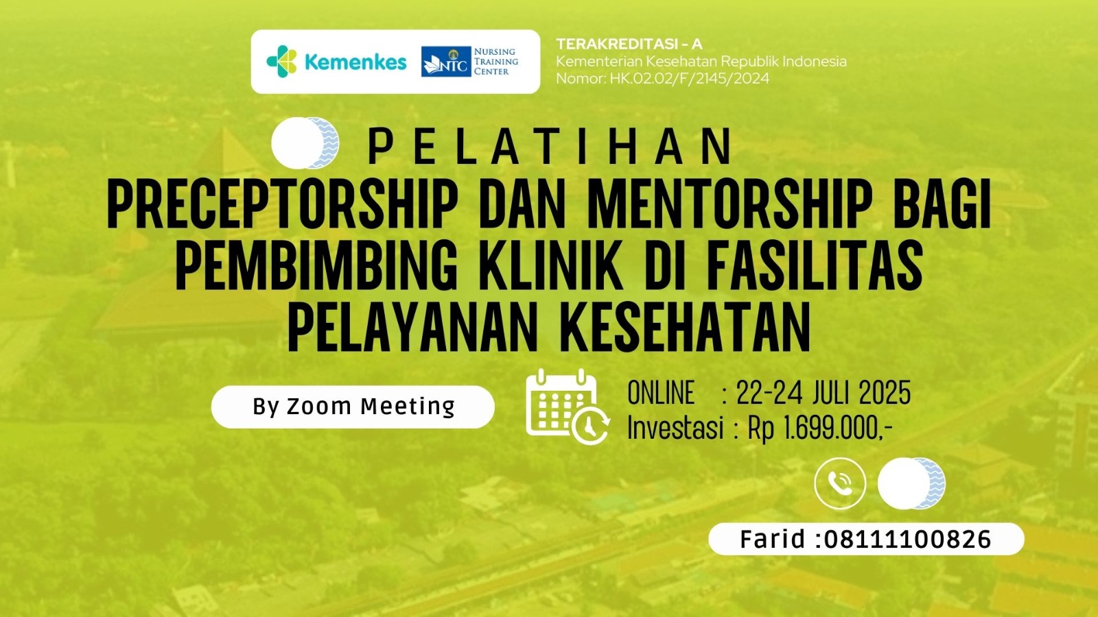 Pelatihan Preceptorship dan Mentorship bagi Pembimbing Klinik di Fasilitas Pelayanan Kesehatan Angkatan 2