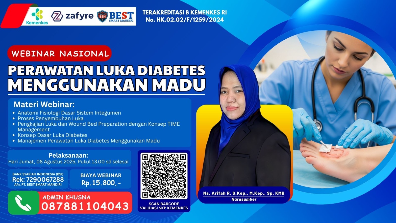 PERAWATAN LUKA DIABETES MENGGUNAKAN MADU Angkatan 9