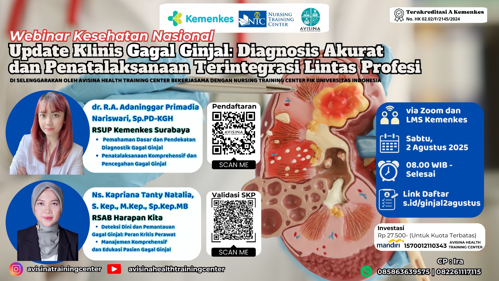 Update Klinis Gagal Ginjal: Diagnosis Akurat dan Penatalaksanaan Terintegrasi Lintas Profesi Angkatan 1