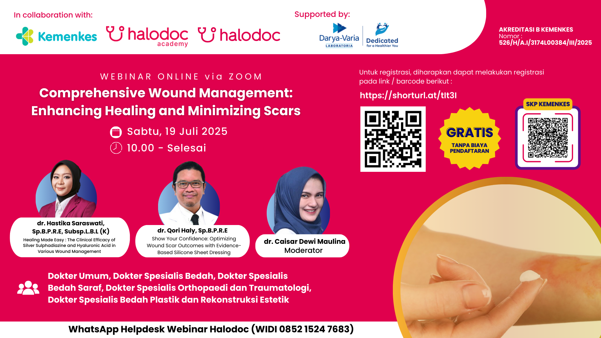 Comprehensive Wound Management: Enhancing Healing and Minimizing Scars Angkatan 1