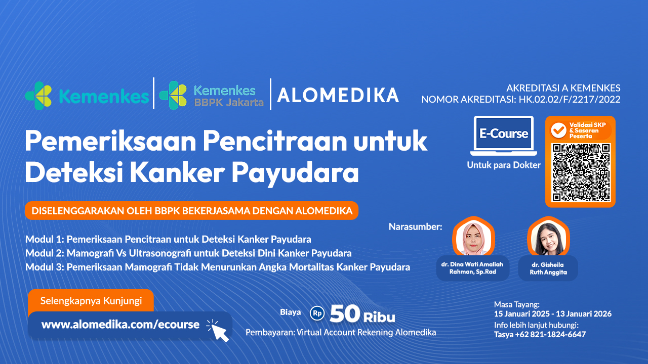 ALOMEDIKA Video dan Artikel SKP - Pemeriksaan Pencitraan untuk Deteksi Kanker Payudara