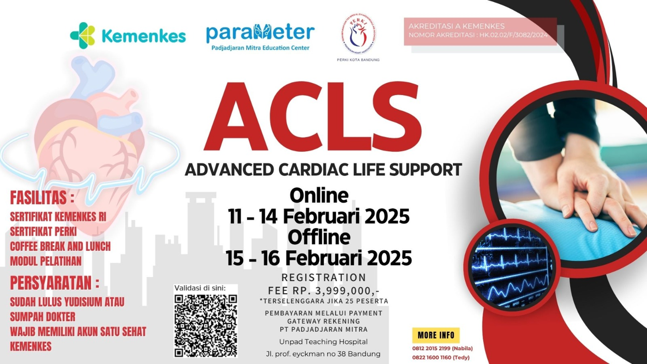 Pelatihan Advance Cardiac Life Support (ACLS) bagi Dokter di Fasilitas Pelayanan Kesehatan (Fasyankes) Angkatan 1 Tahun 2025