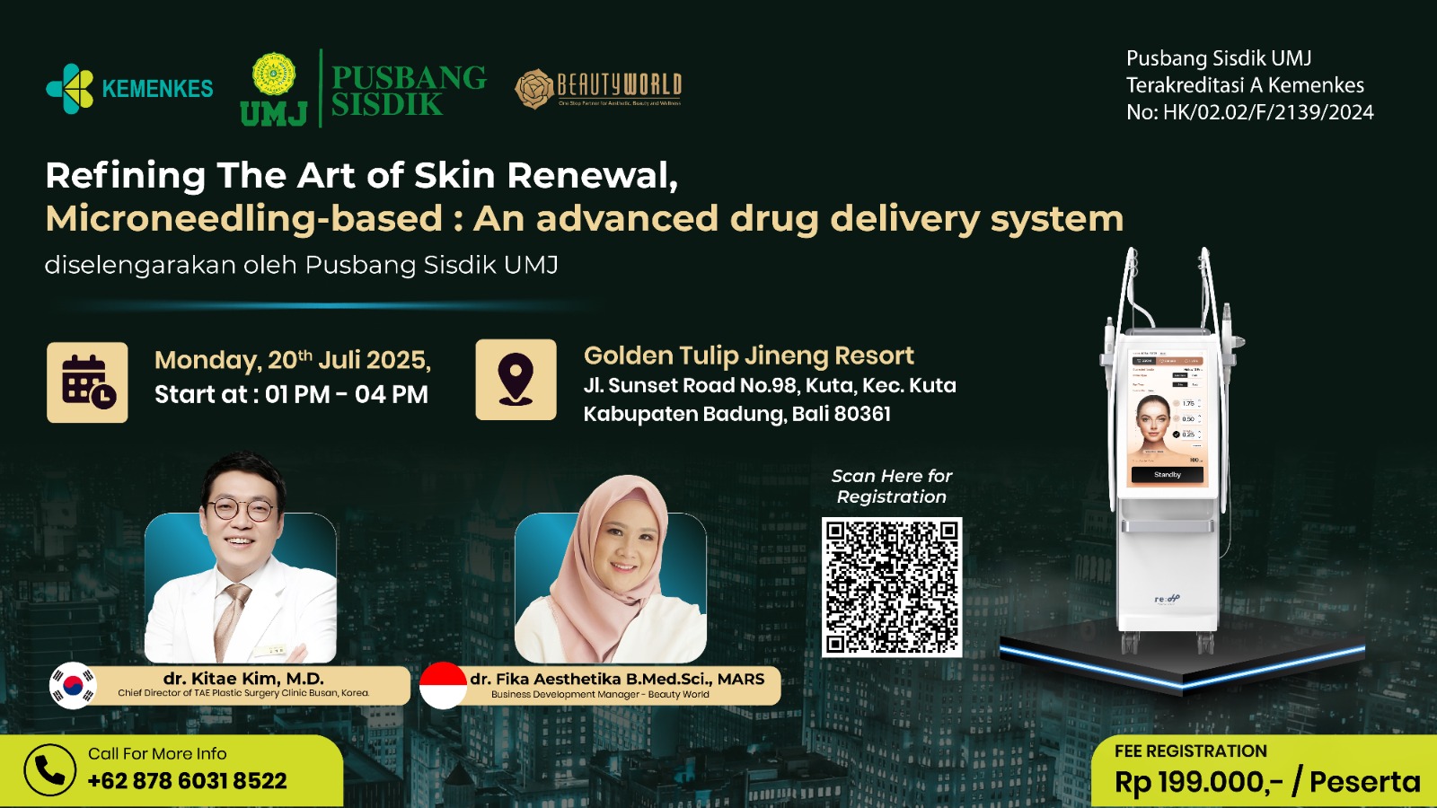 Refining The Art Of Skin Renewal With A Microneedling-Based Drug Delivery System Angkatan 1