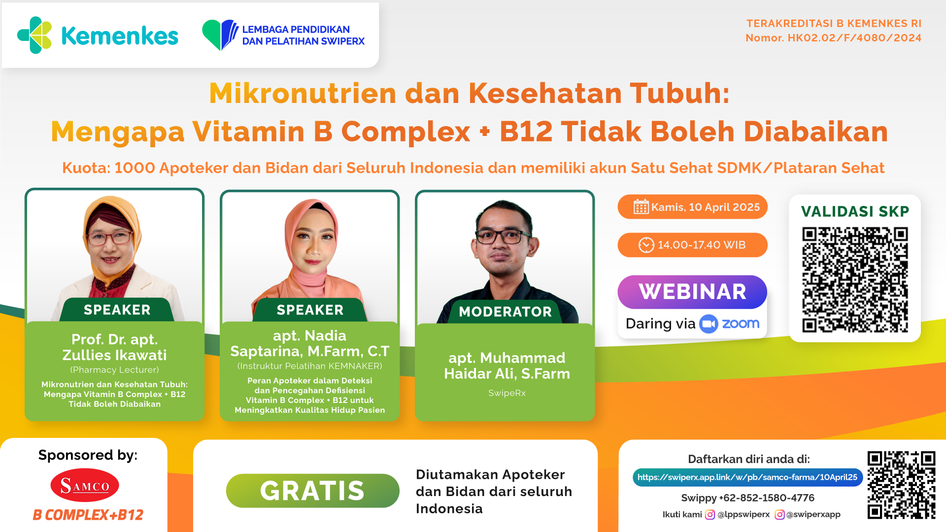 Mikronutrien dan Kesehatan Tubuh: Mengapa Vitamin B Complex + B12 Tidak Boleh Diabaikan Angkatan 1