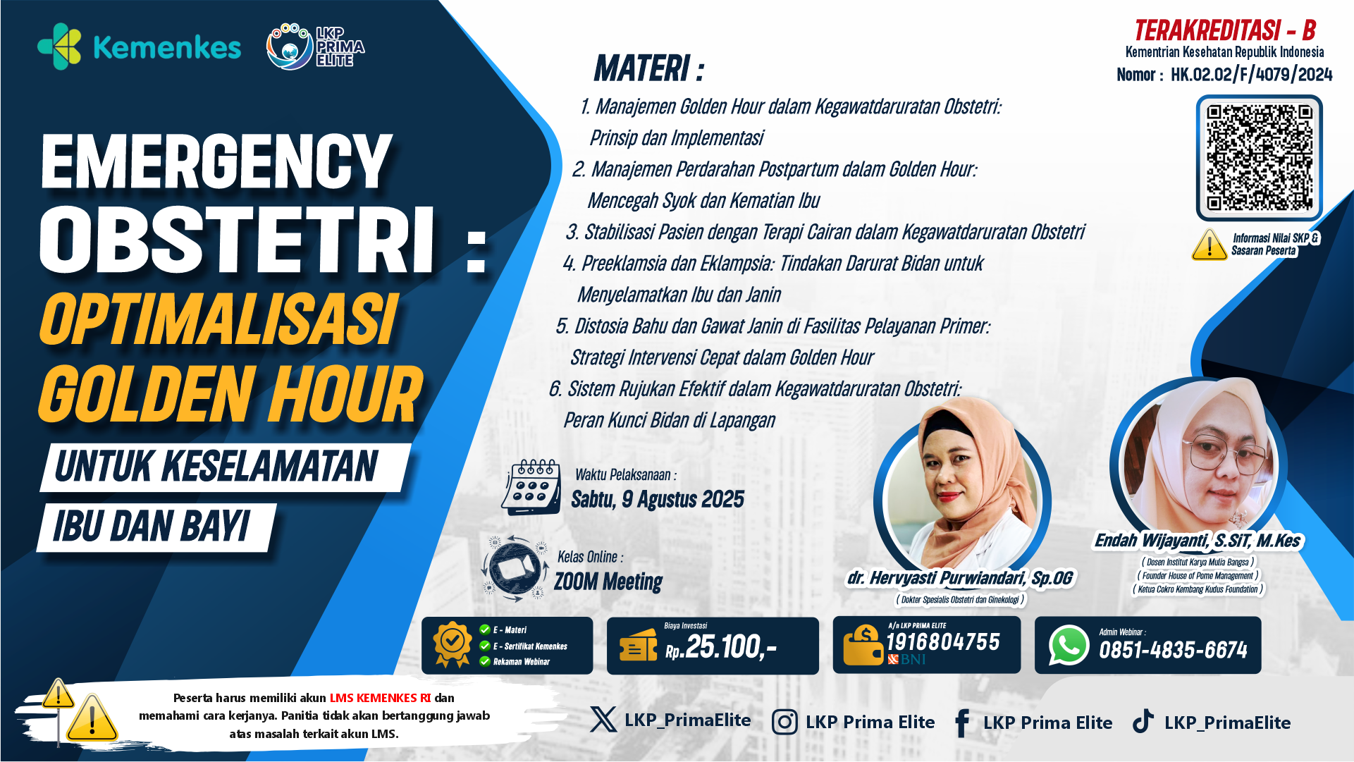 Emergency Obstetri:  Optimalisasi Golden Hour untuk Keselamatan Ibu dan Bayi Angkatan 1