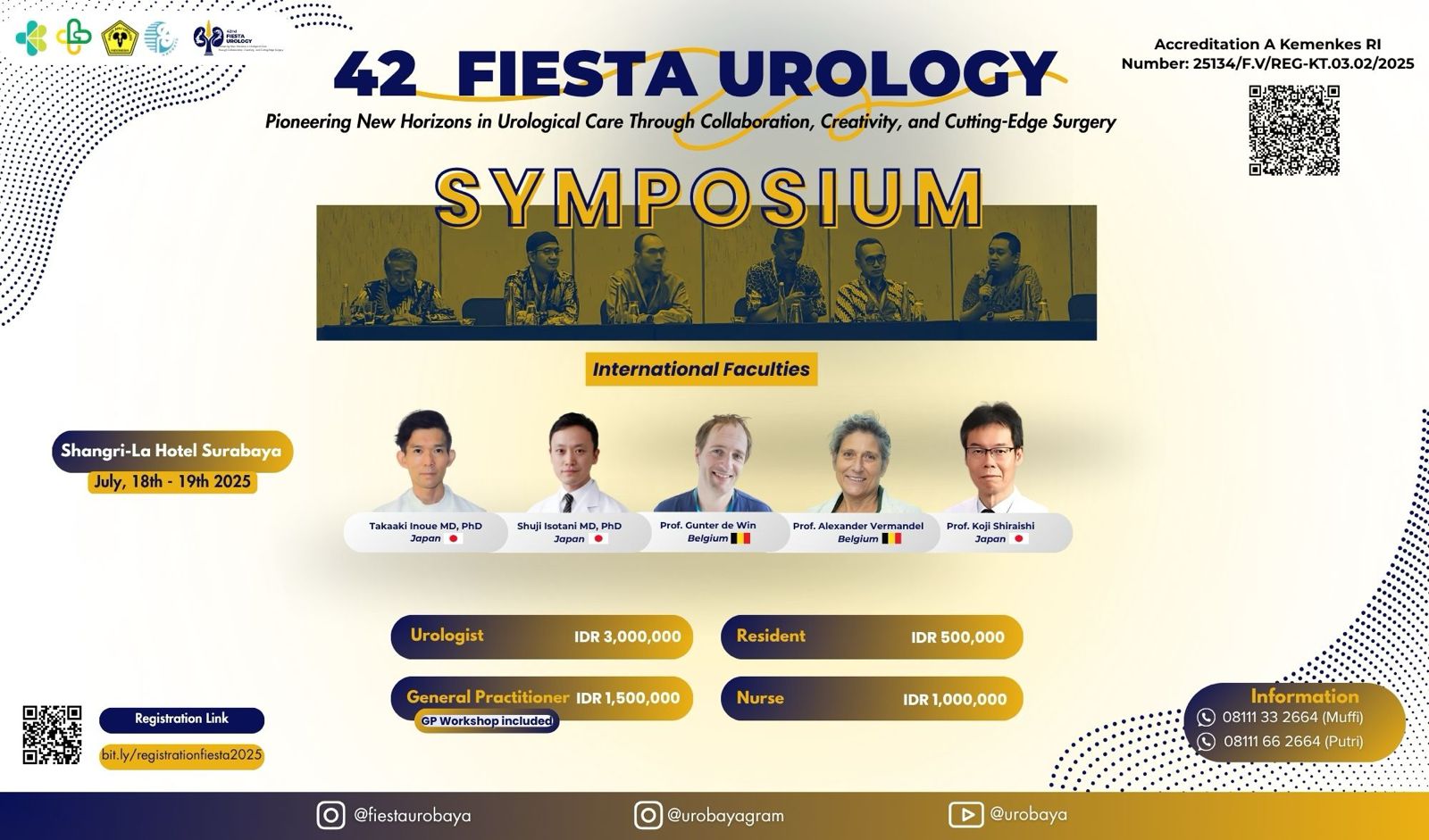 Symposium Pioneering New Horizons in Urological Care Through Collaboration, Creativity, and Cutting-Edge Surgery Angkatan 1