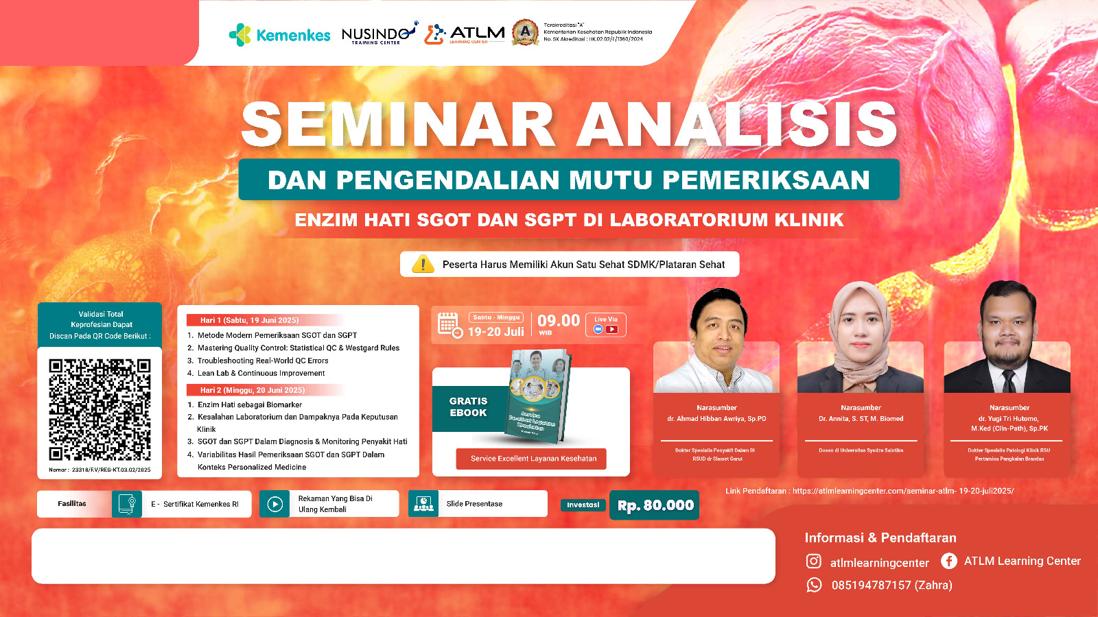 Analisis Dan Pengendalian Mutu Pemeriksaan Enzim Hati SGOT dan SGPT Di Laboratorium Klinik Angkatan 1