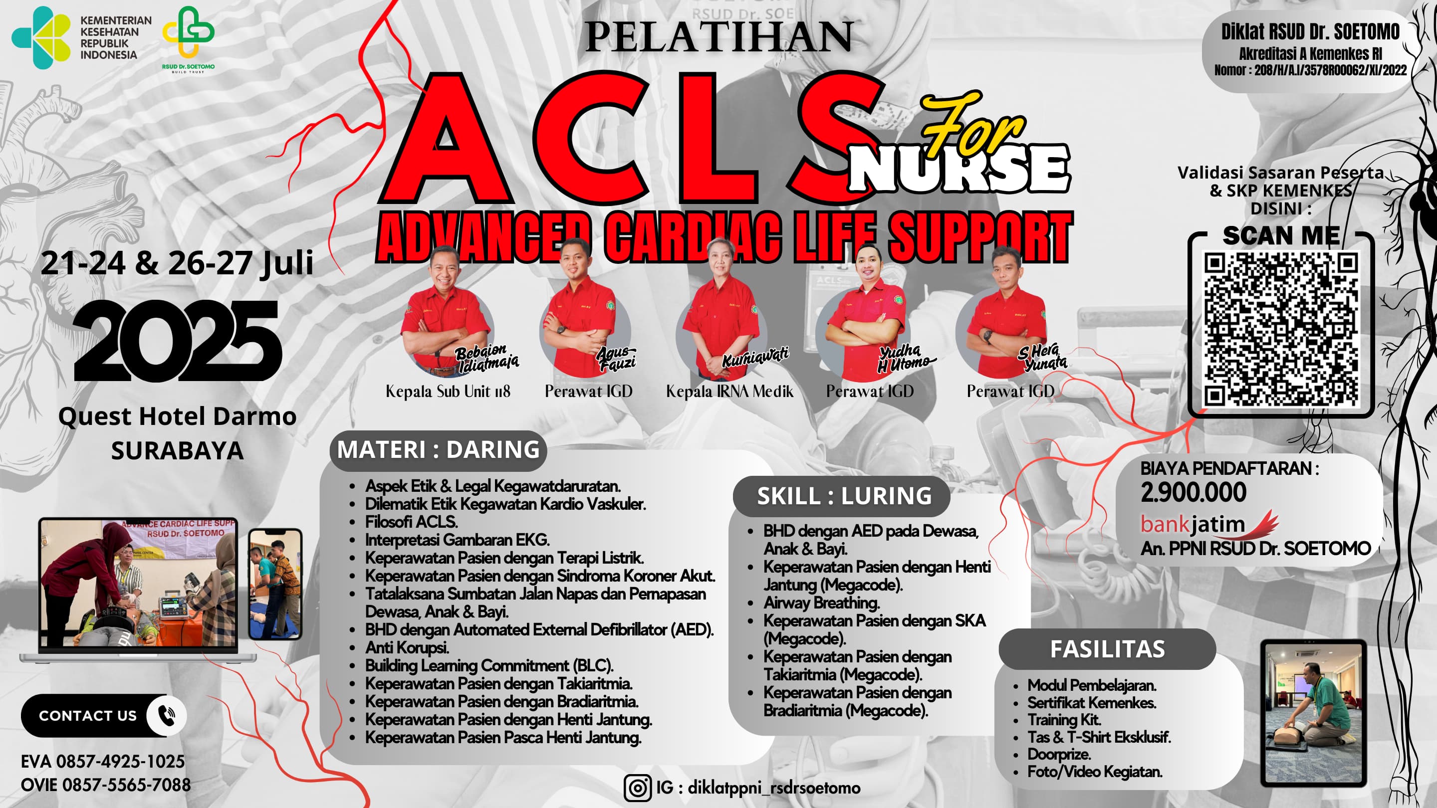 Pelatihan Advance Cardiac Life Support (ACLS) bagi Perawat Angkatan 2