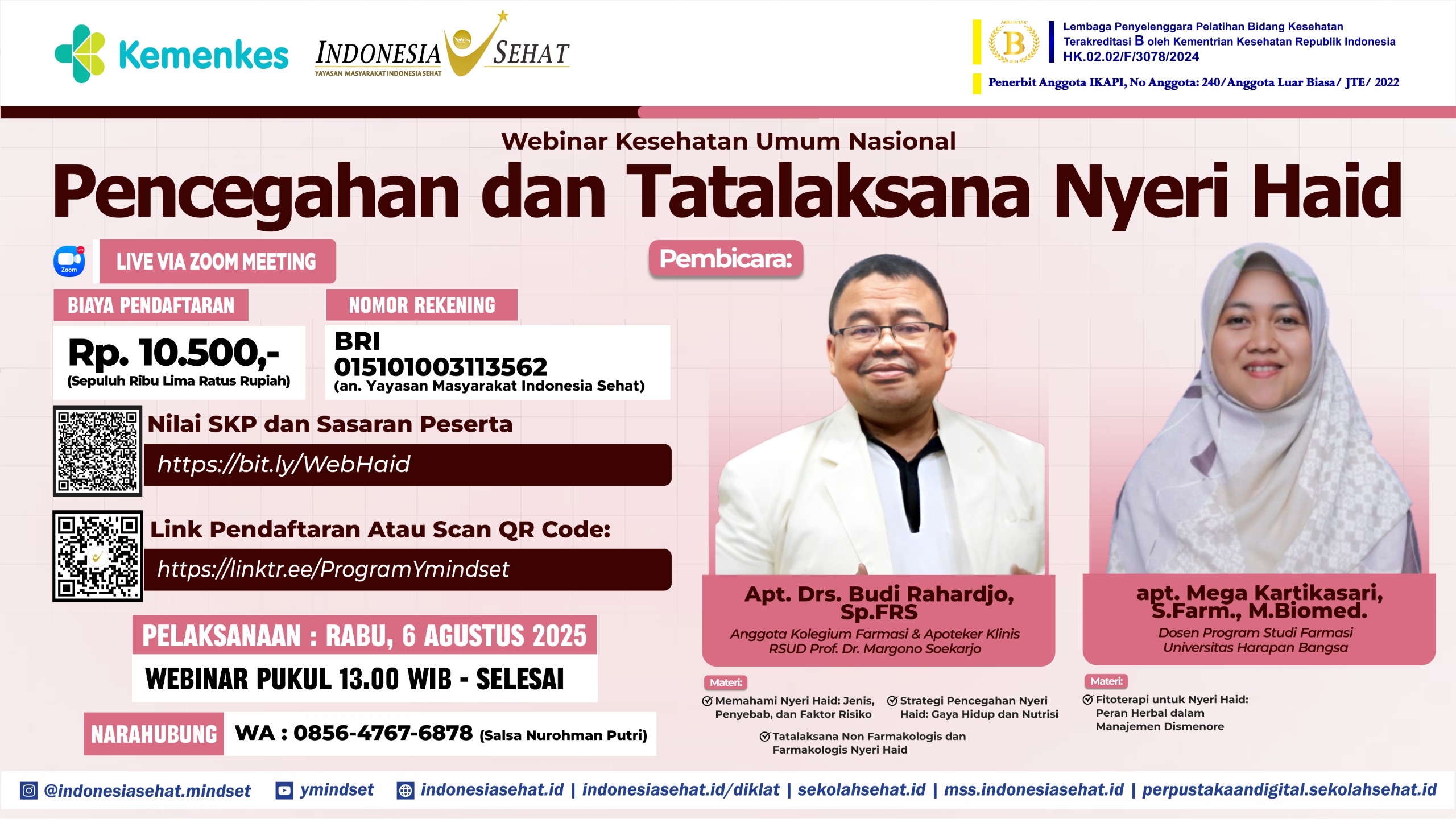 Pencegahan dan Tatalaksana Nyeri Haid Angkatan 1