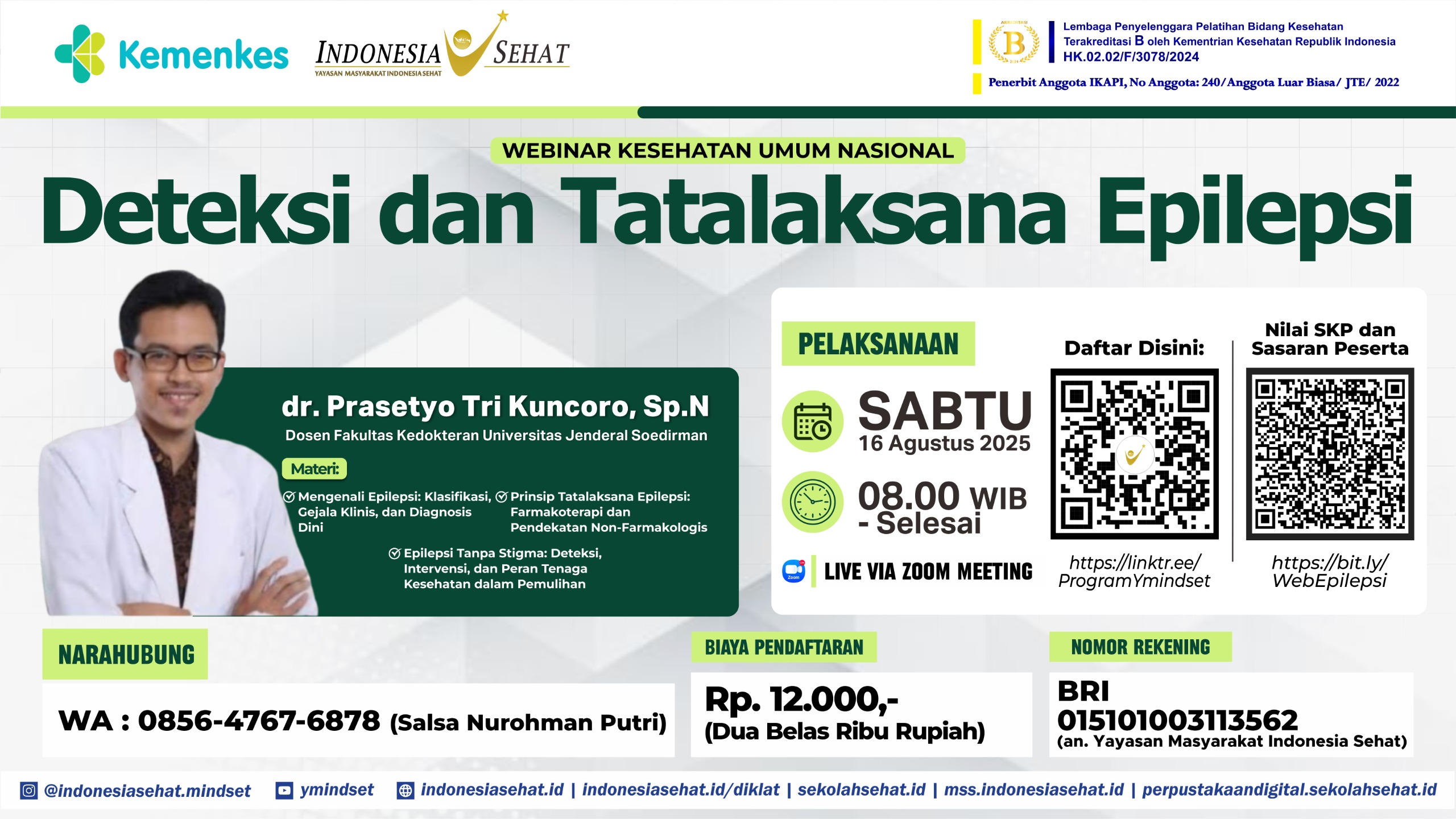 Deteksi dan Tatalaksana Epilepsi Angkatan 1