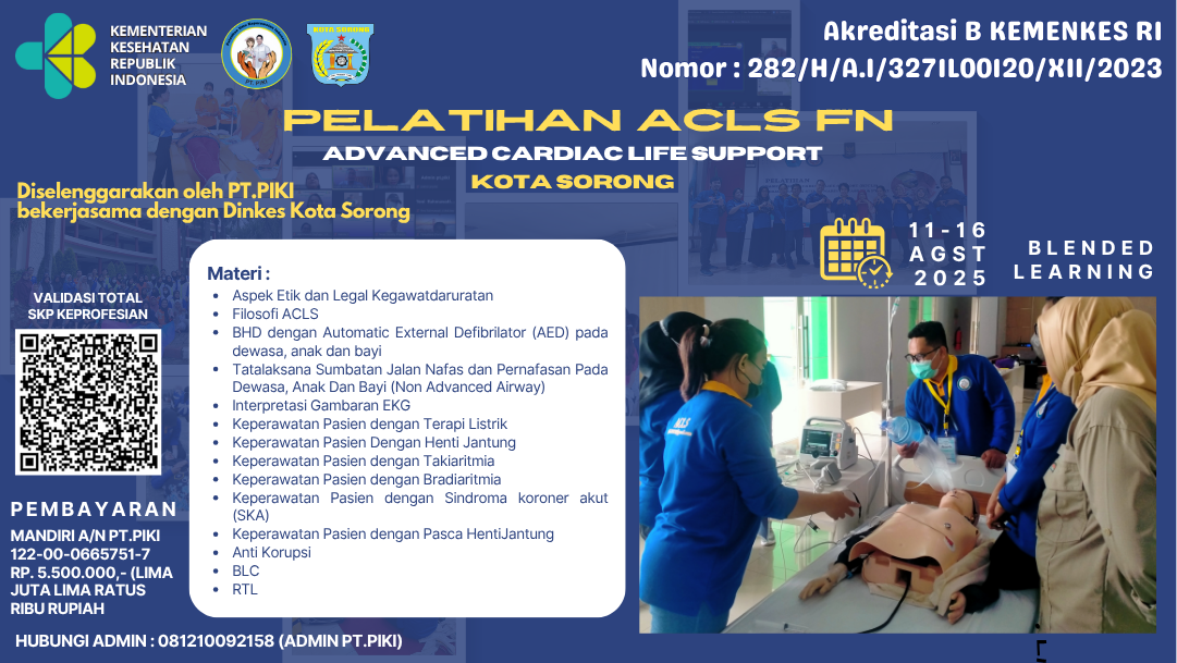 Pelatihan Advance Cardiac Life Support (ACLS) bagi Perawat Angkatan 1