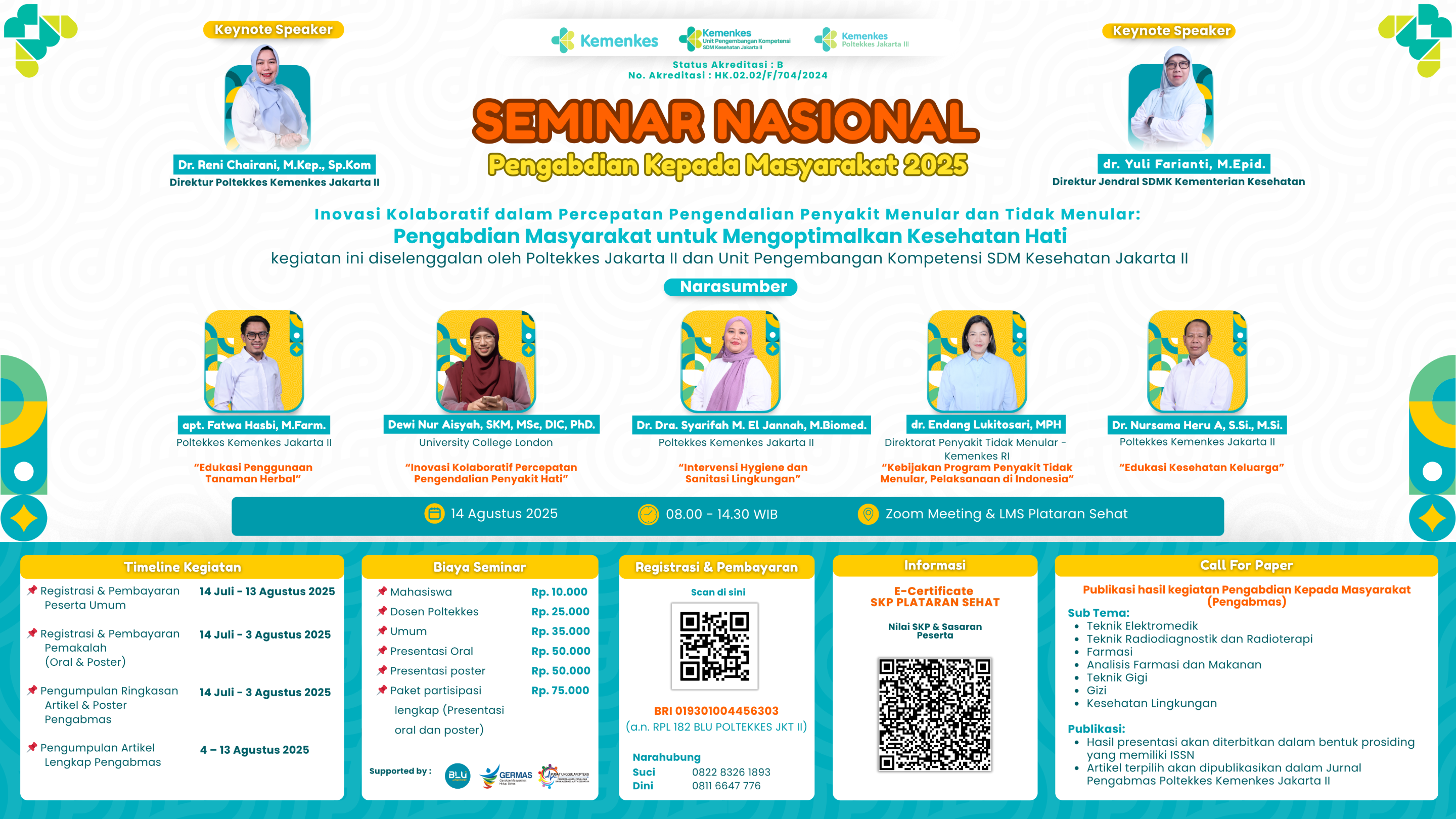 Seminar Inovasi Kolaboratif dalam Percepatan Pengendalian Penyakit Menular dan Tidak Menular : Pengabdian Masyarakat untuk Mengoptimalkan  Kesehatan Hati Angkatan 1