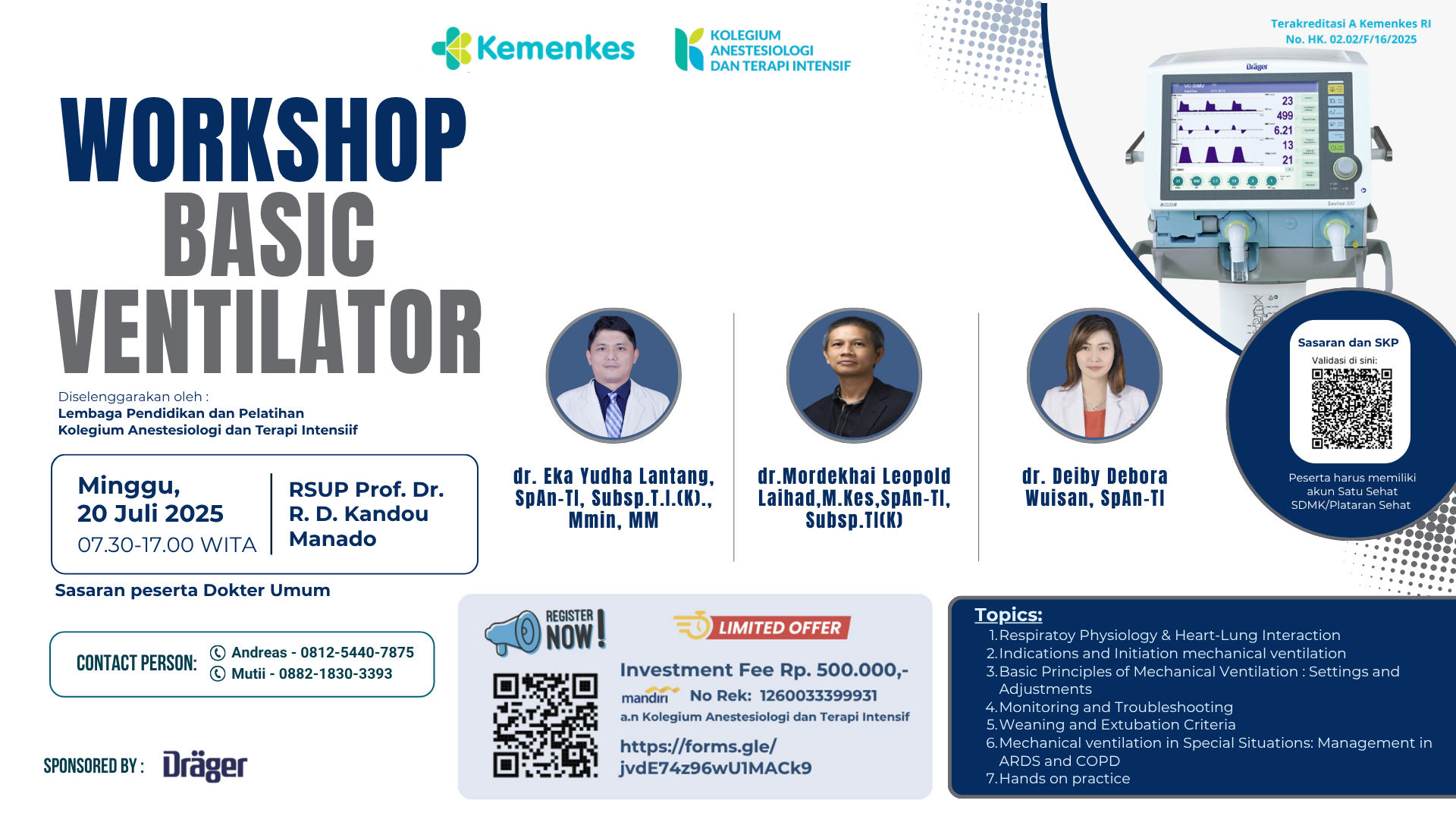 WORKSHOP BASIC VENTILATOR Angkatan 2