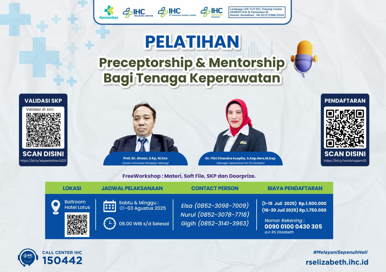 Pelatihan Preceptorship dan Mentorship bagi Pembimbing Klinik di Fasilitas Pelayanan Kesehatan Angkatan 1