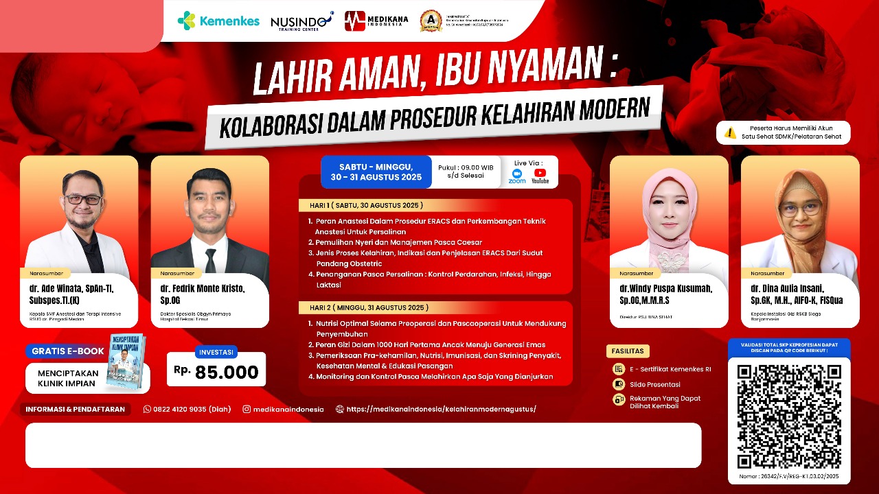 Lahir Aman, Ibu Nyaman: Kolaborasi Dalam  Prosedur Kelahiran Modern Angkatan 1